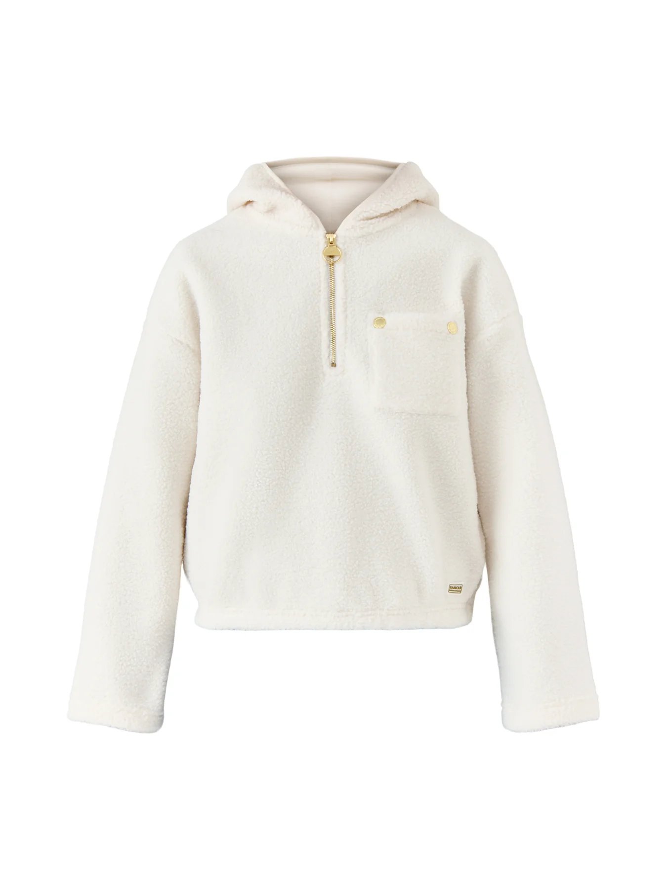 Womens Lola Fleece Hoodie White