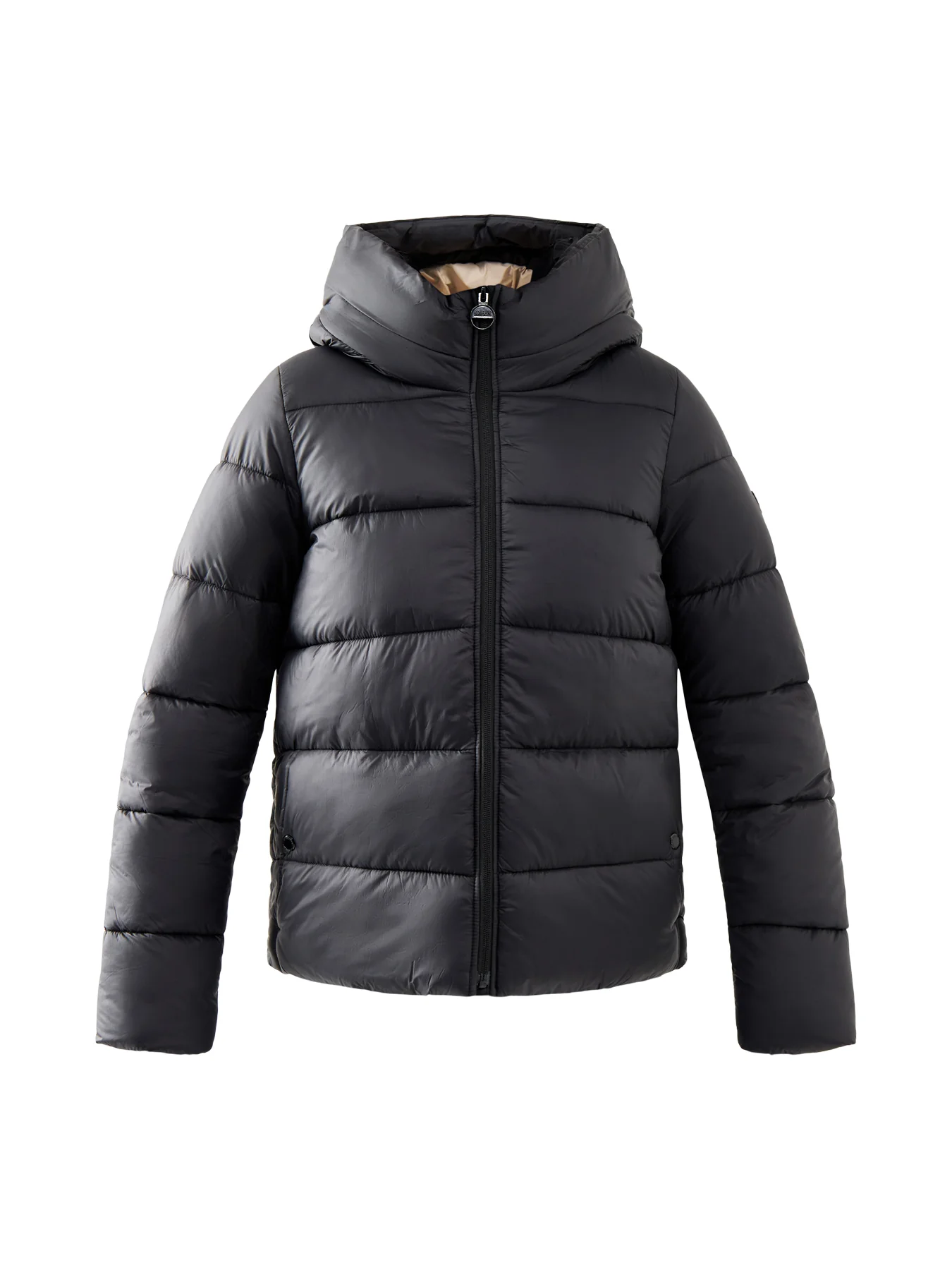 Womens Barbour International Olivios Puffer Jacket Black