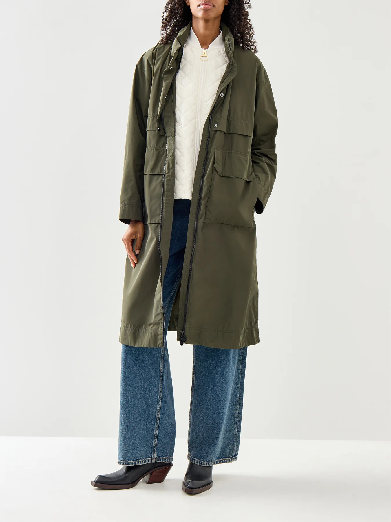 Womens Barbour International Roxanna Showerproof Jacket - Image 2