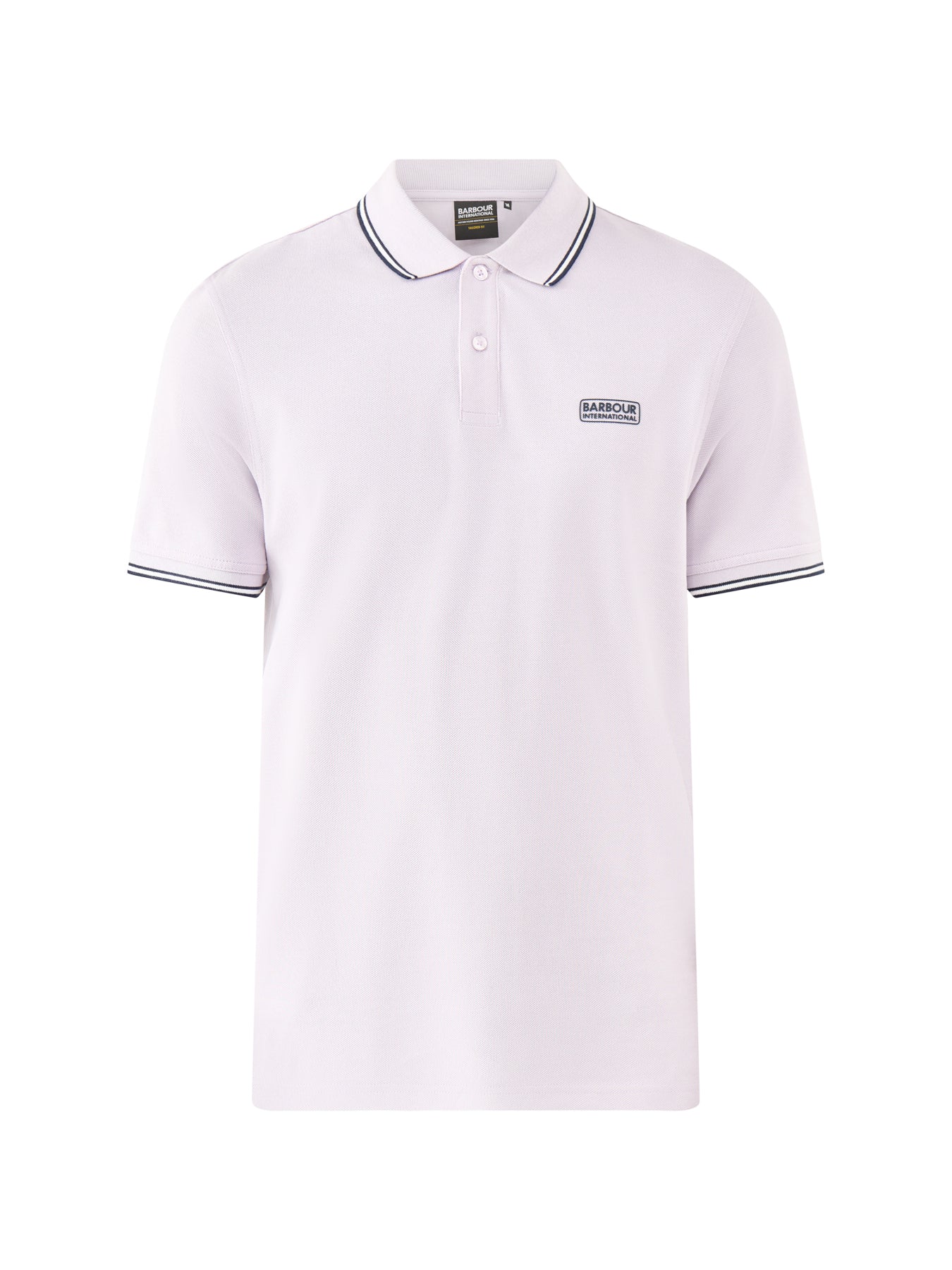 Evan Tipped Polo Shirt Purple