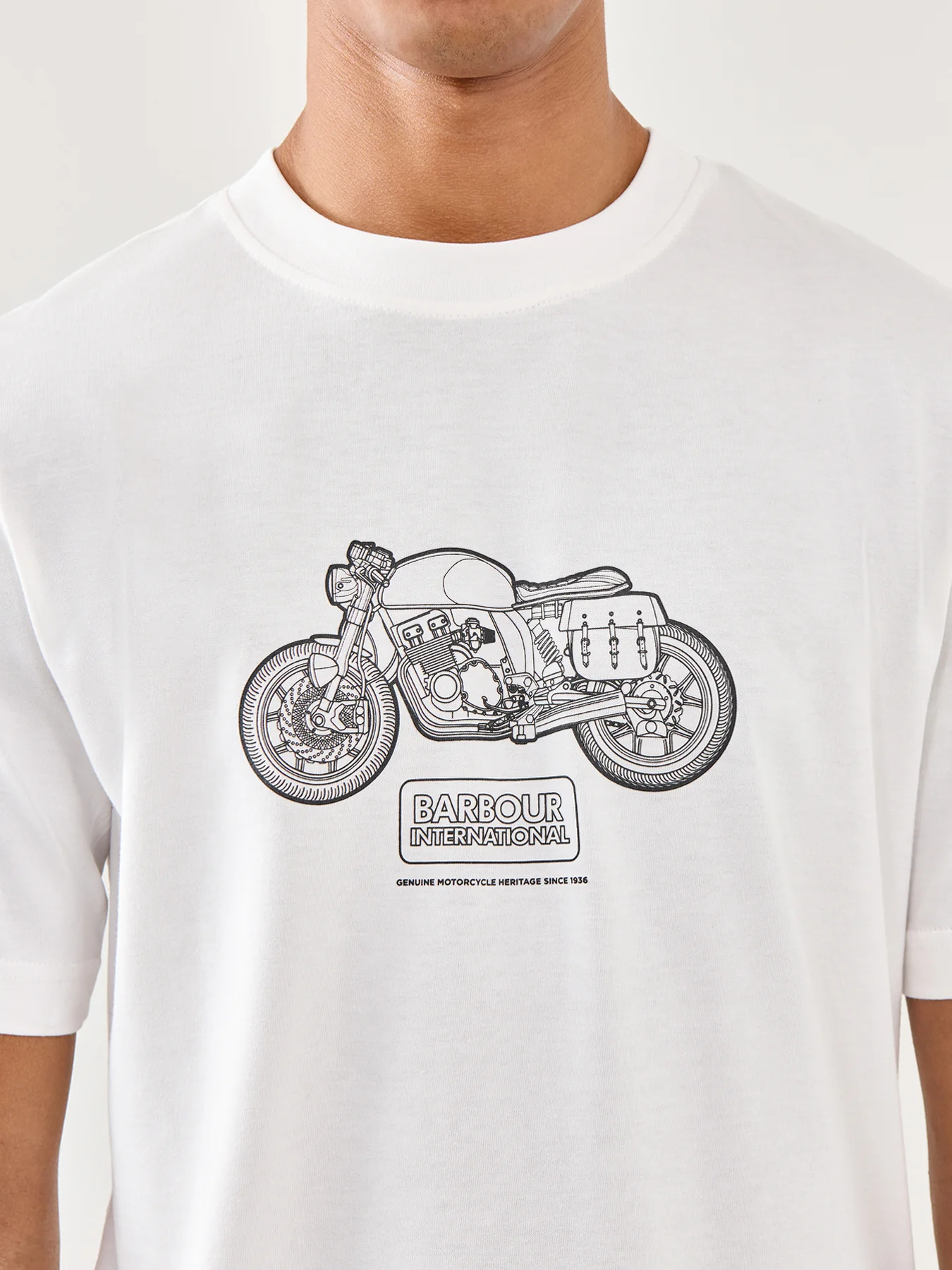 Morris Motorbike Graphic T-Shirt - Image 3