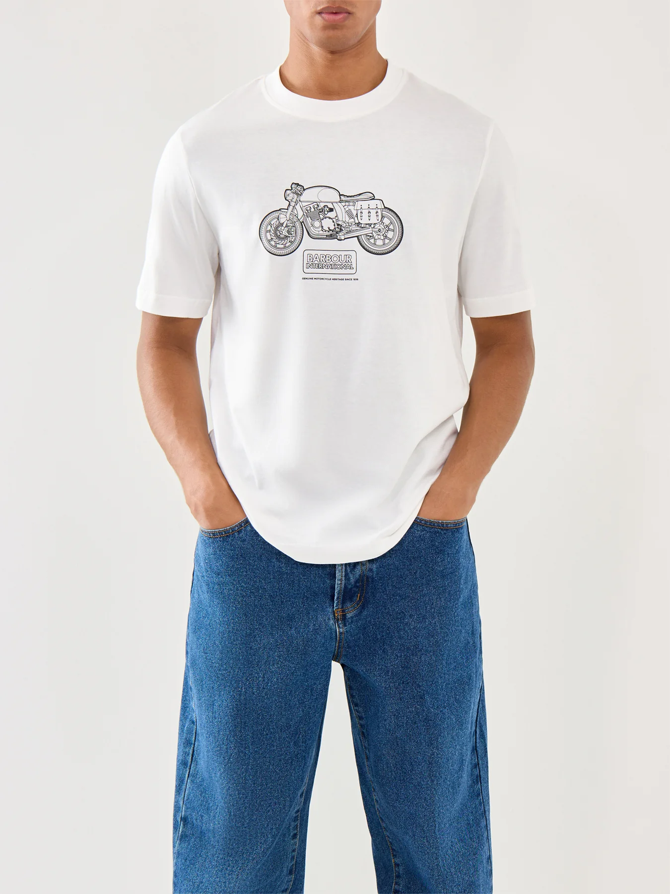 Morris Motorbike Graphic T-Shirt - Image 4
