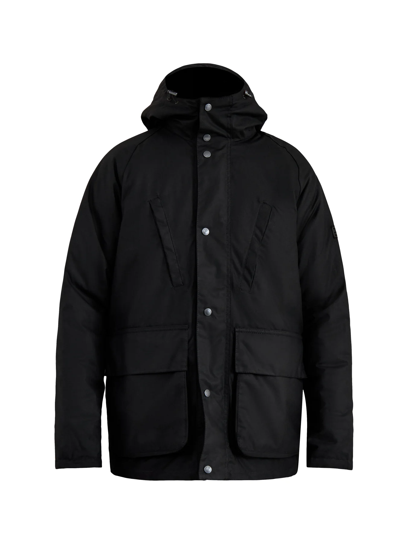 Mens Oakdale Wax Jacket Black