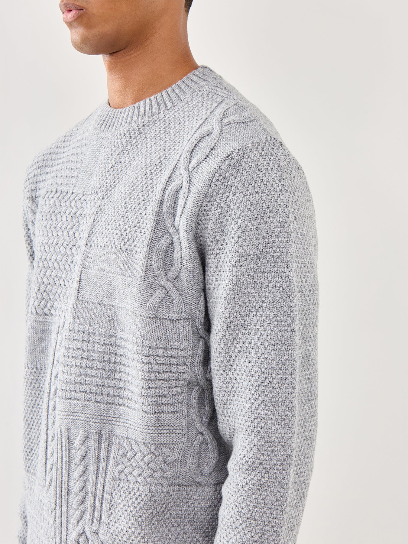 Casey Cable Crew Neck Sweater - Image 3
