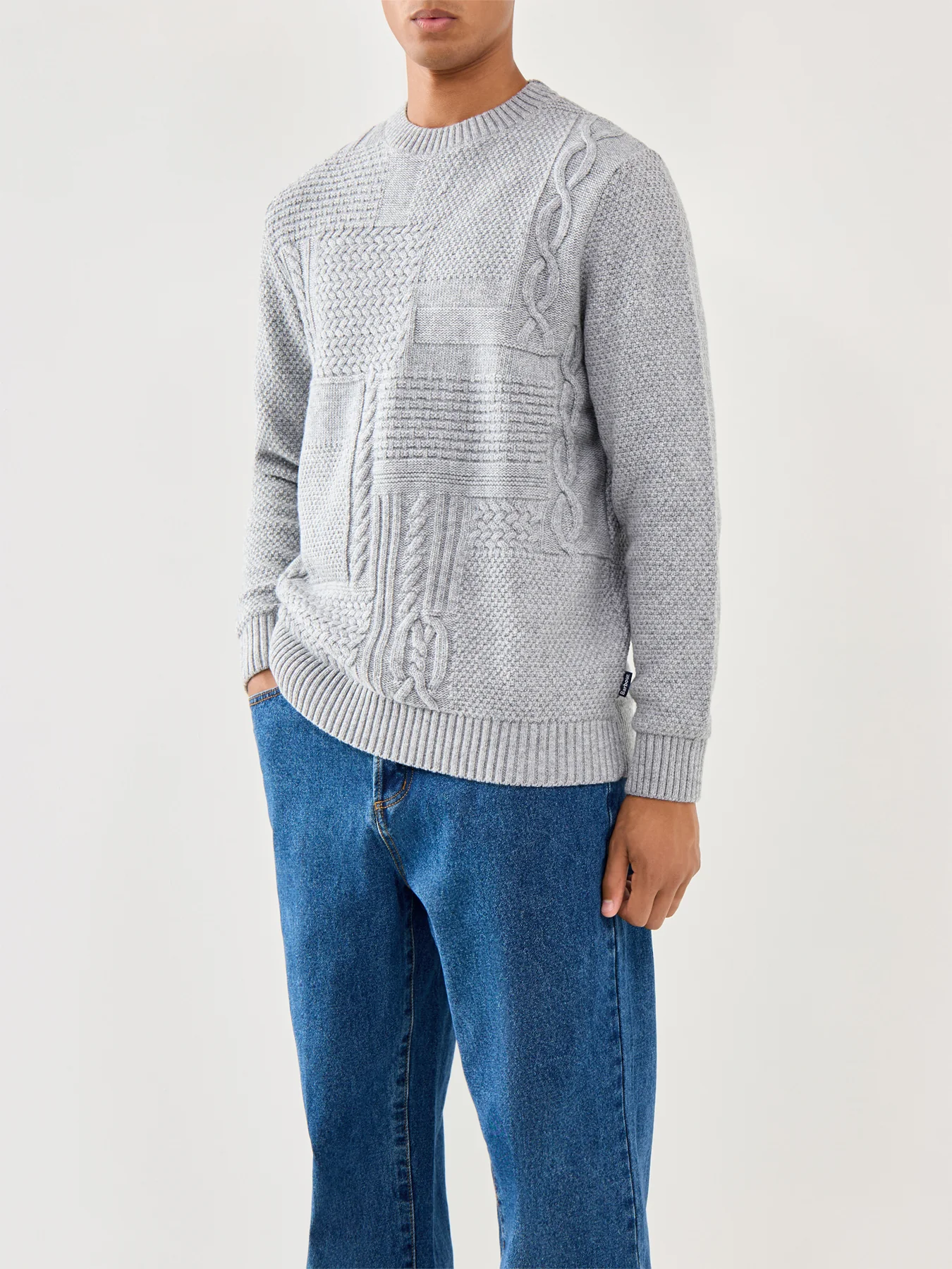 Casey Cable Crew Neck Sweater - Image 4