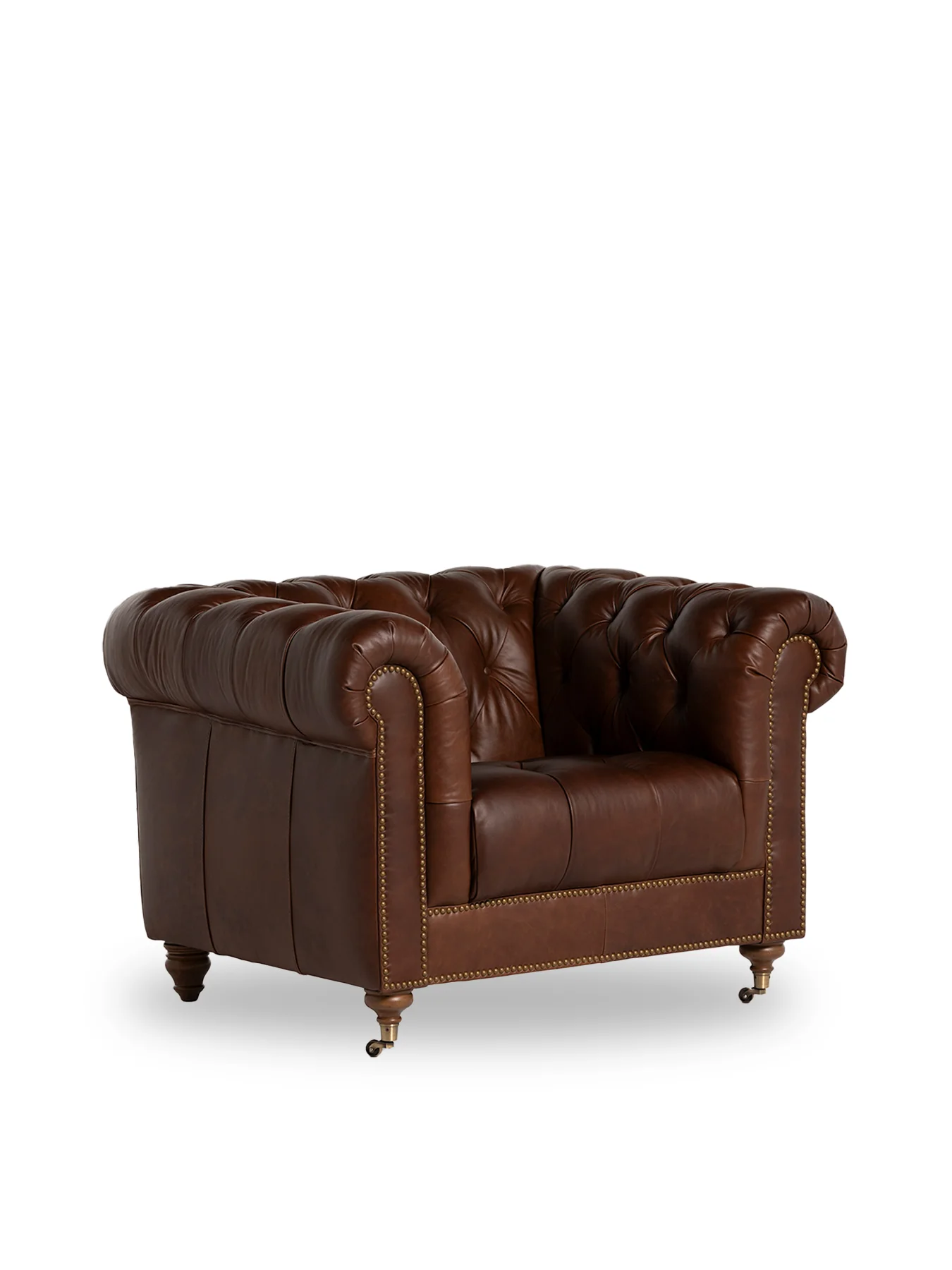 Caversham Chesterfield Armchair Brown