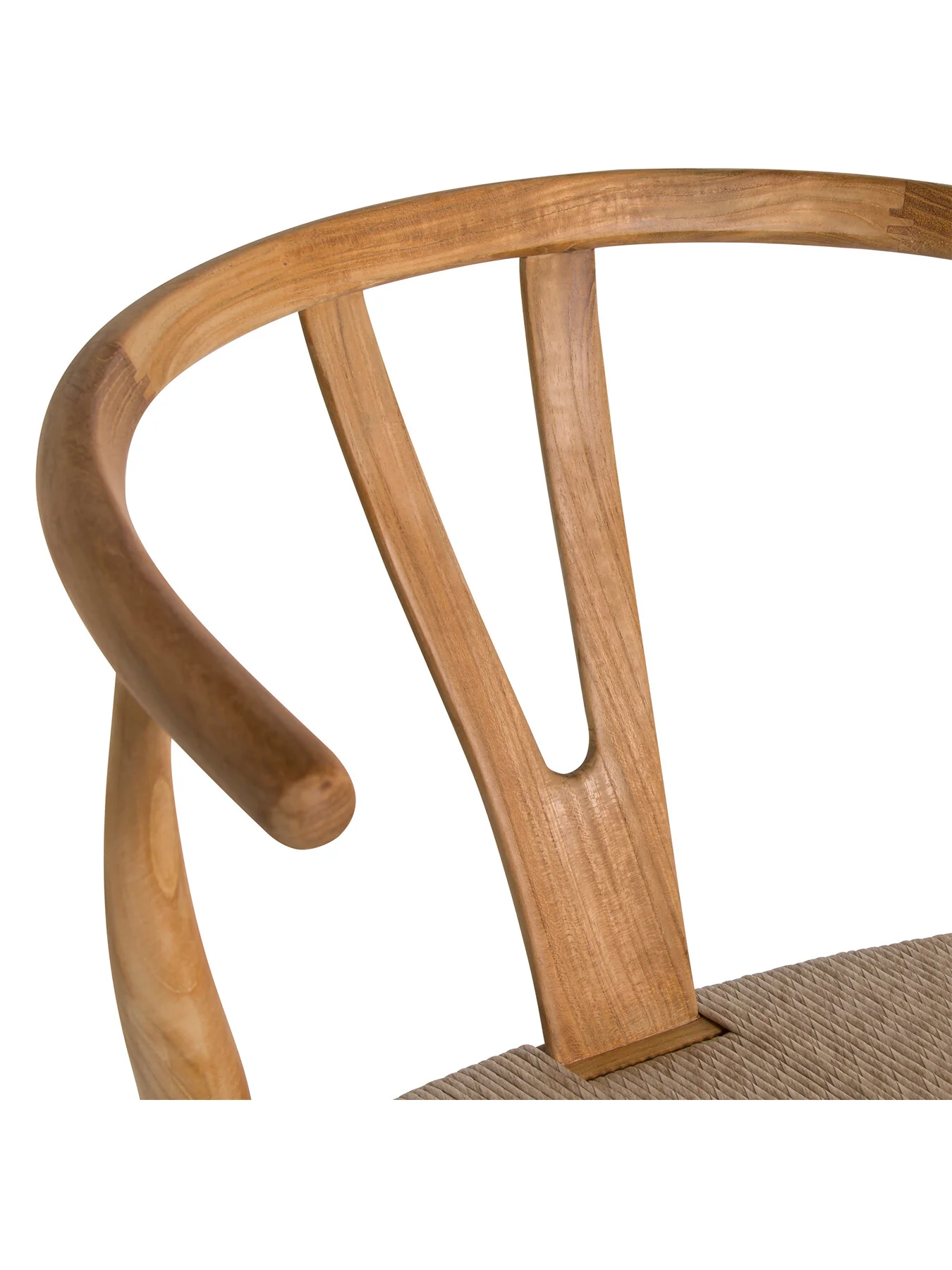 Grenada Reclaimed Teak Wood Open Back Barstool - Image 3