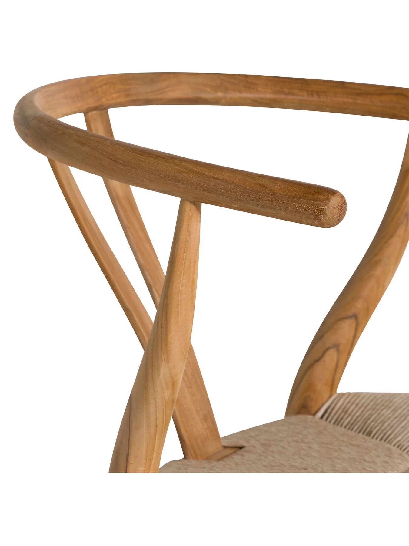 Grenada Reclaimed Teak Wood Open Back Barstool - Image 5