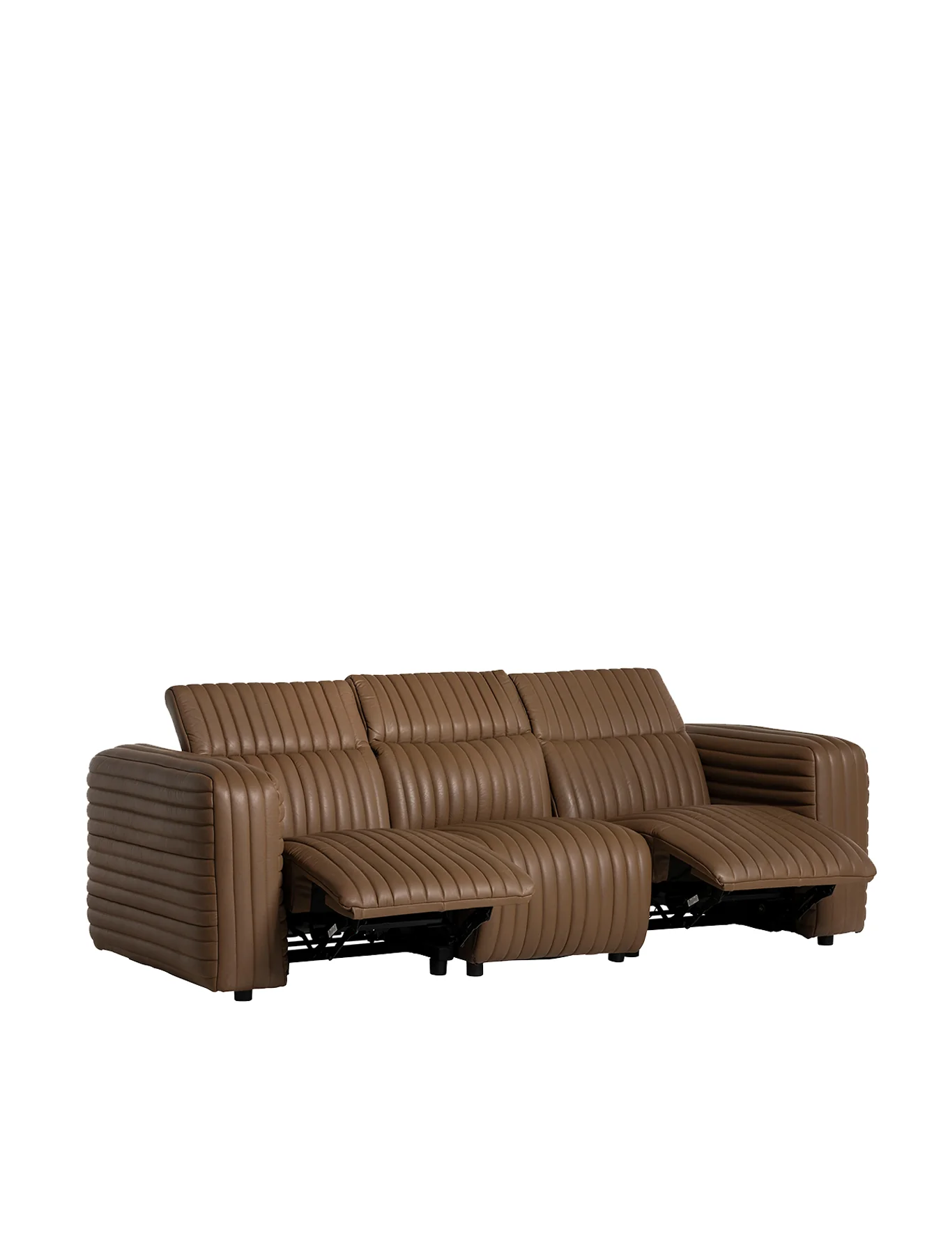 Montara Recliner 3 Seater Sofa Brown - Image 2