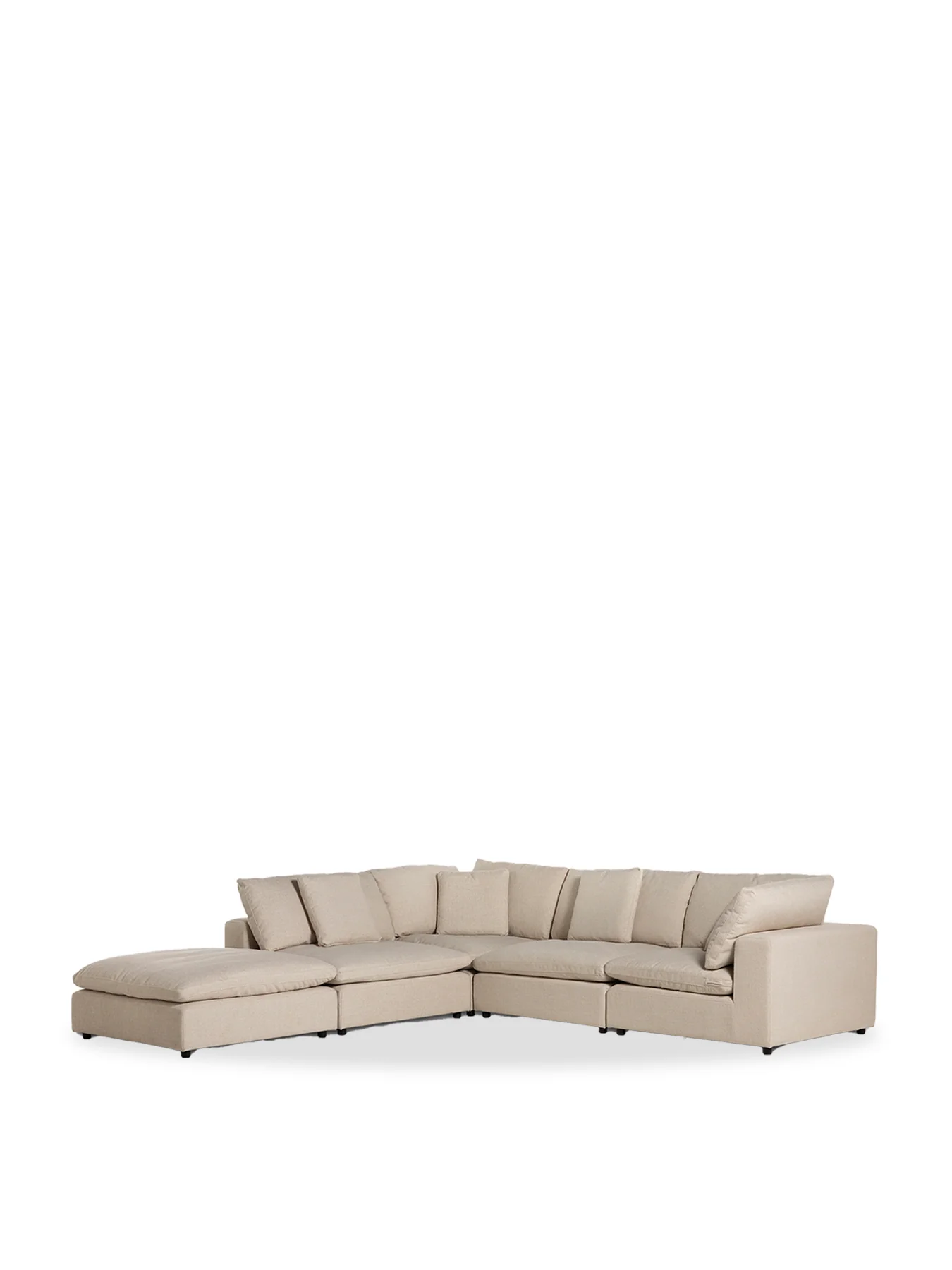 Solace Modular Corner Sofa Cream