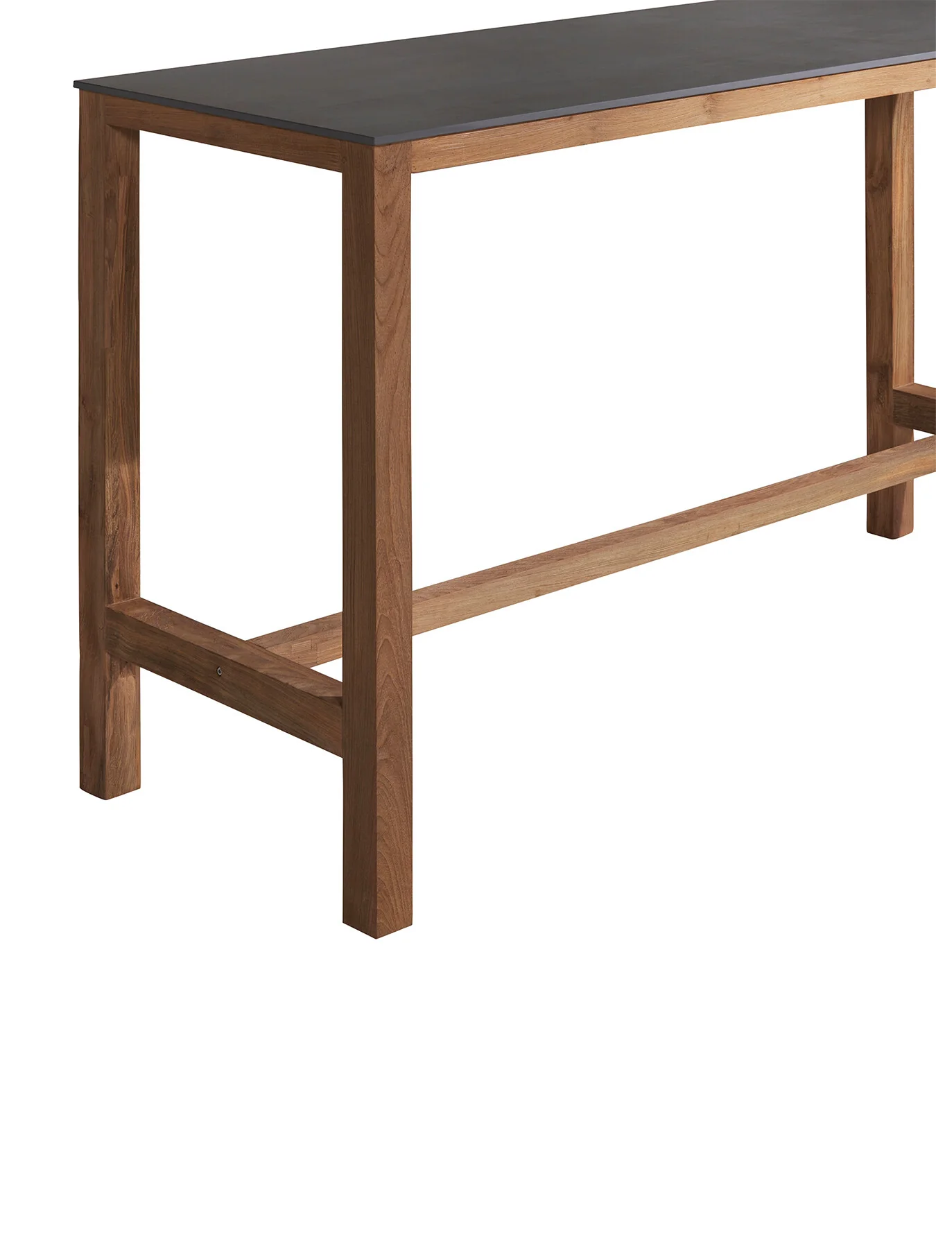 Grenada Reclaimed Teak Wood High Bar Table - Image 3