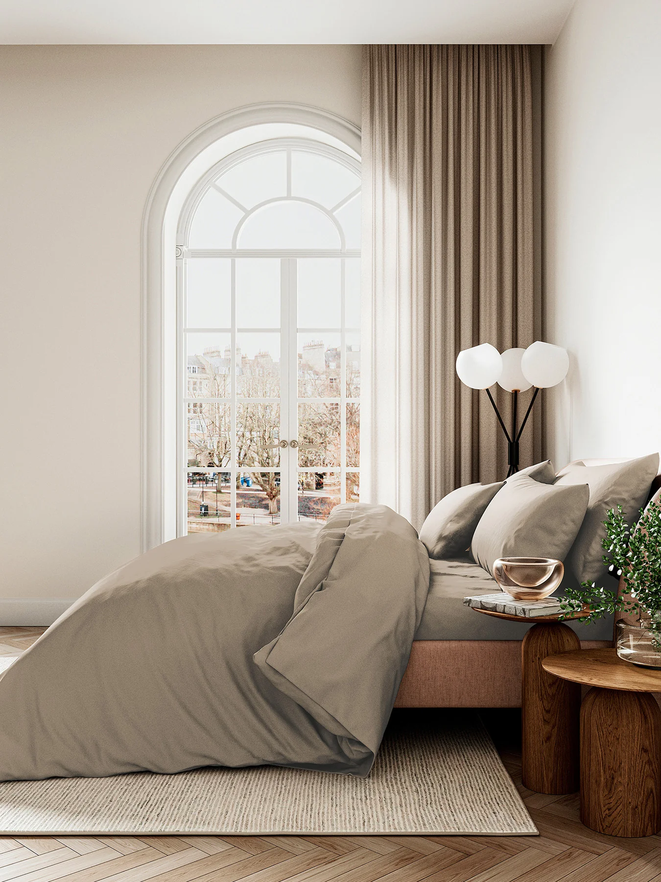 Bob 400Tc Sateen Plain Dye Cover Set - Image 9