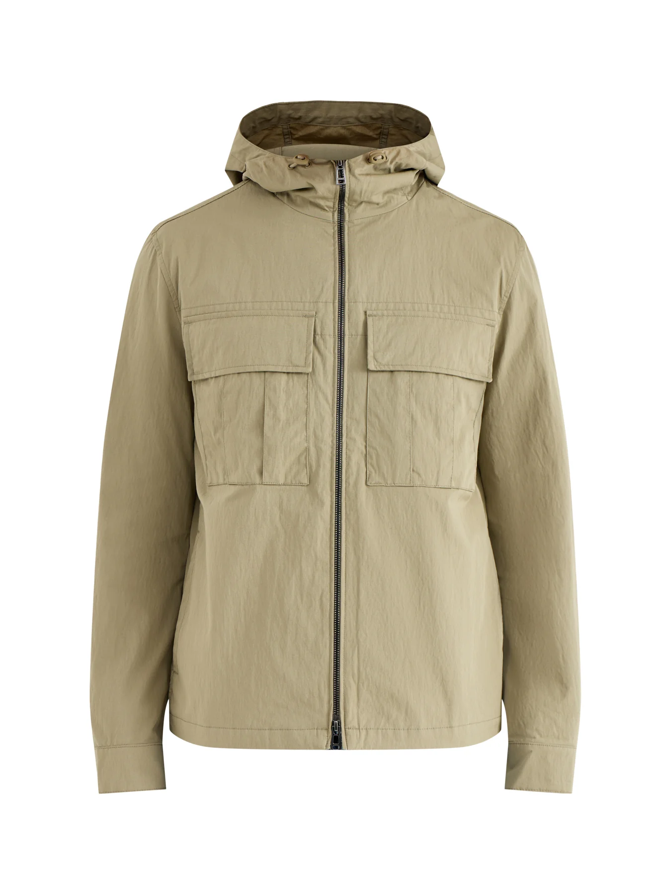 Container Hooded Overshirt Olive