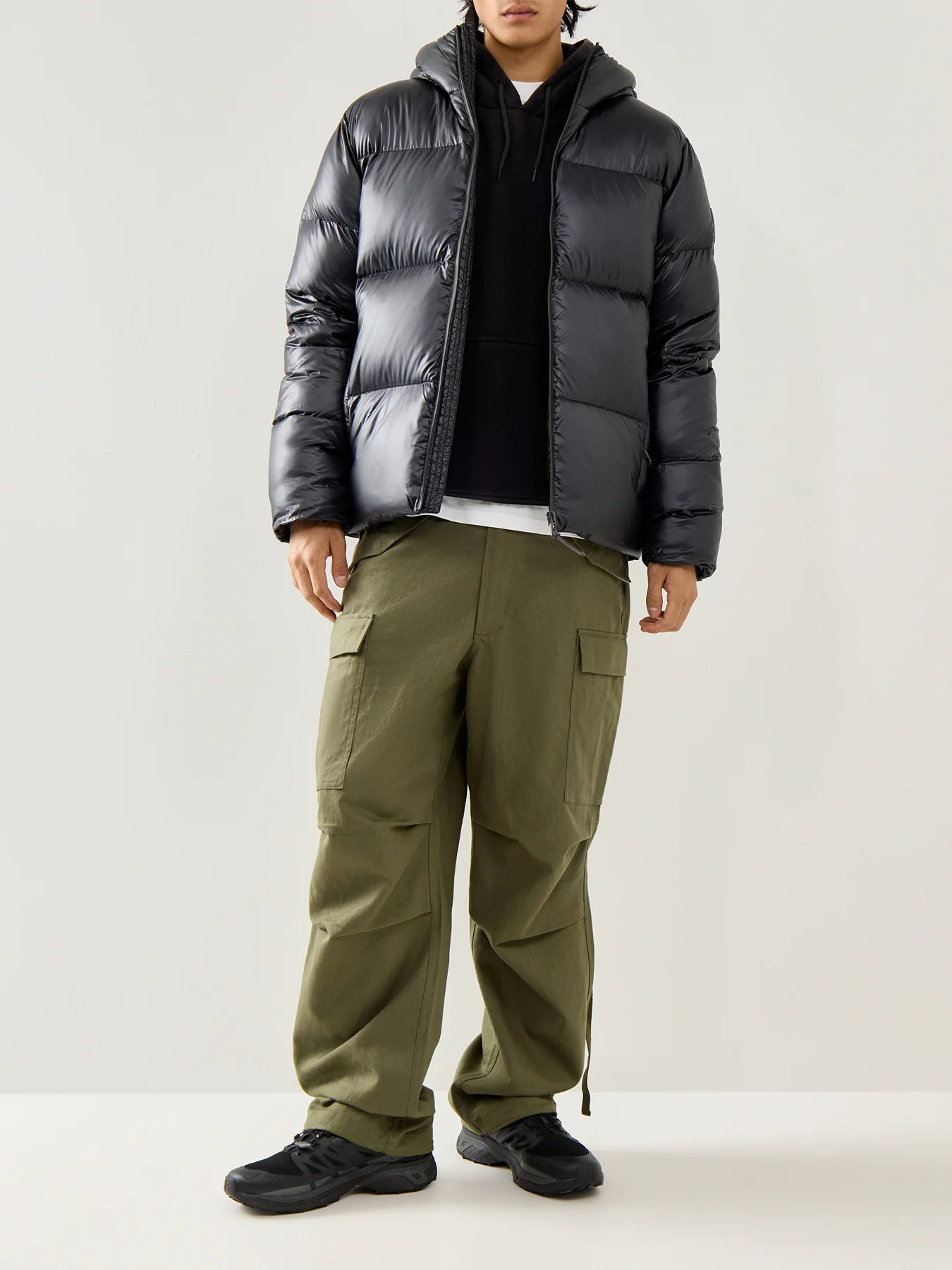 Resolve GloShort Sleeves Puffer Jacket Black - Image 2