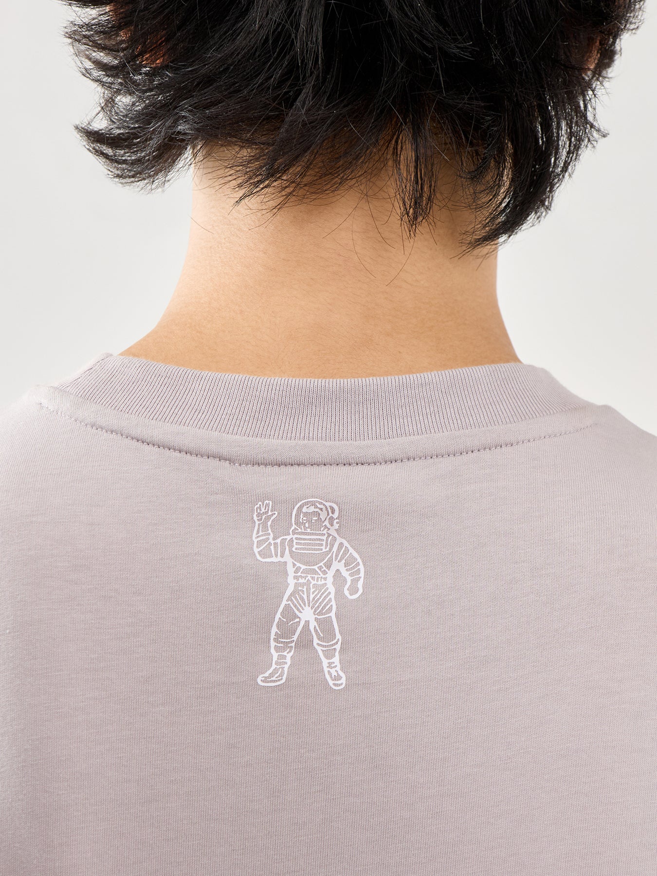 Flat Grey Cotton Small Arch Logo T-Shirt - Image 3