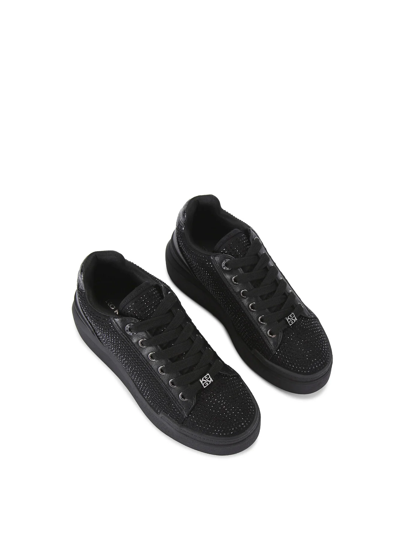 Lilia Fabric Embellished Trainers - Image 2