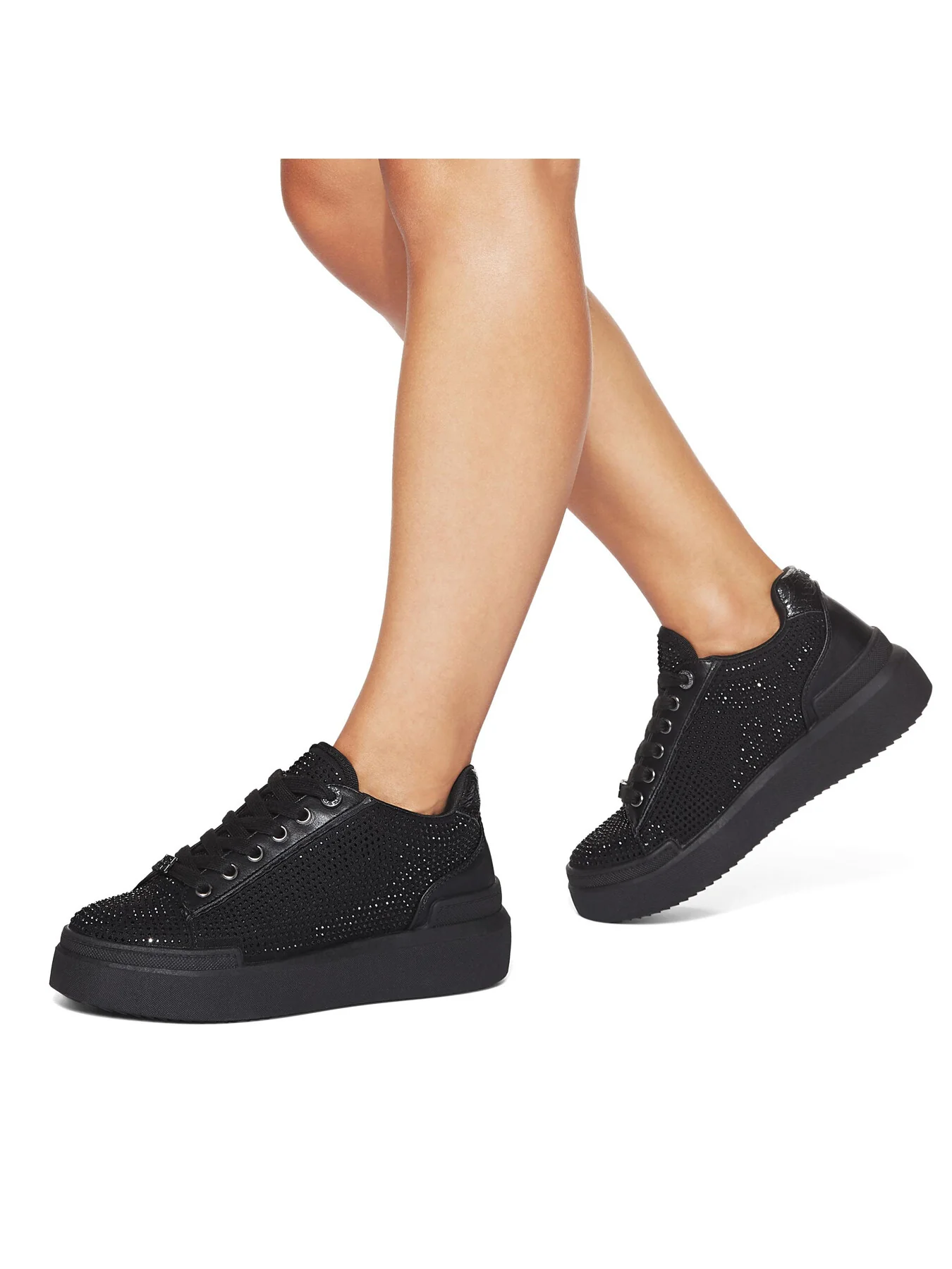 Lilia Fabric Embellished Trainers - Image 5