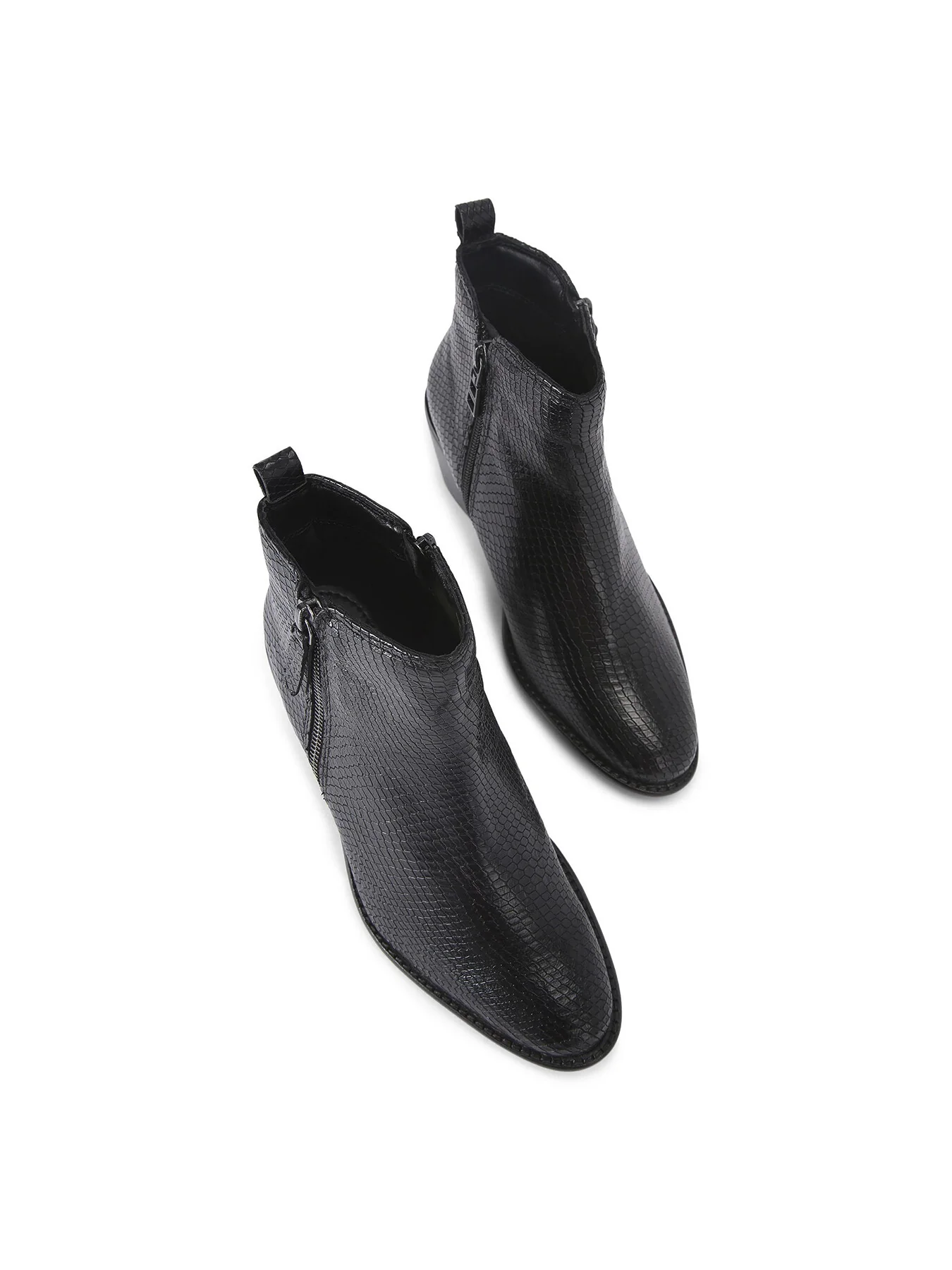 Secil Leather Ankle Boots - Image 2