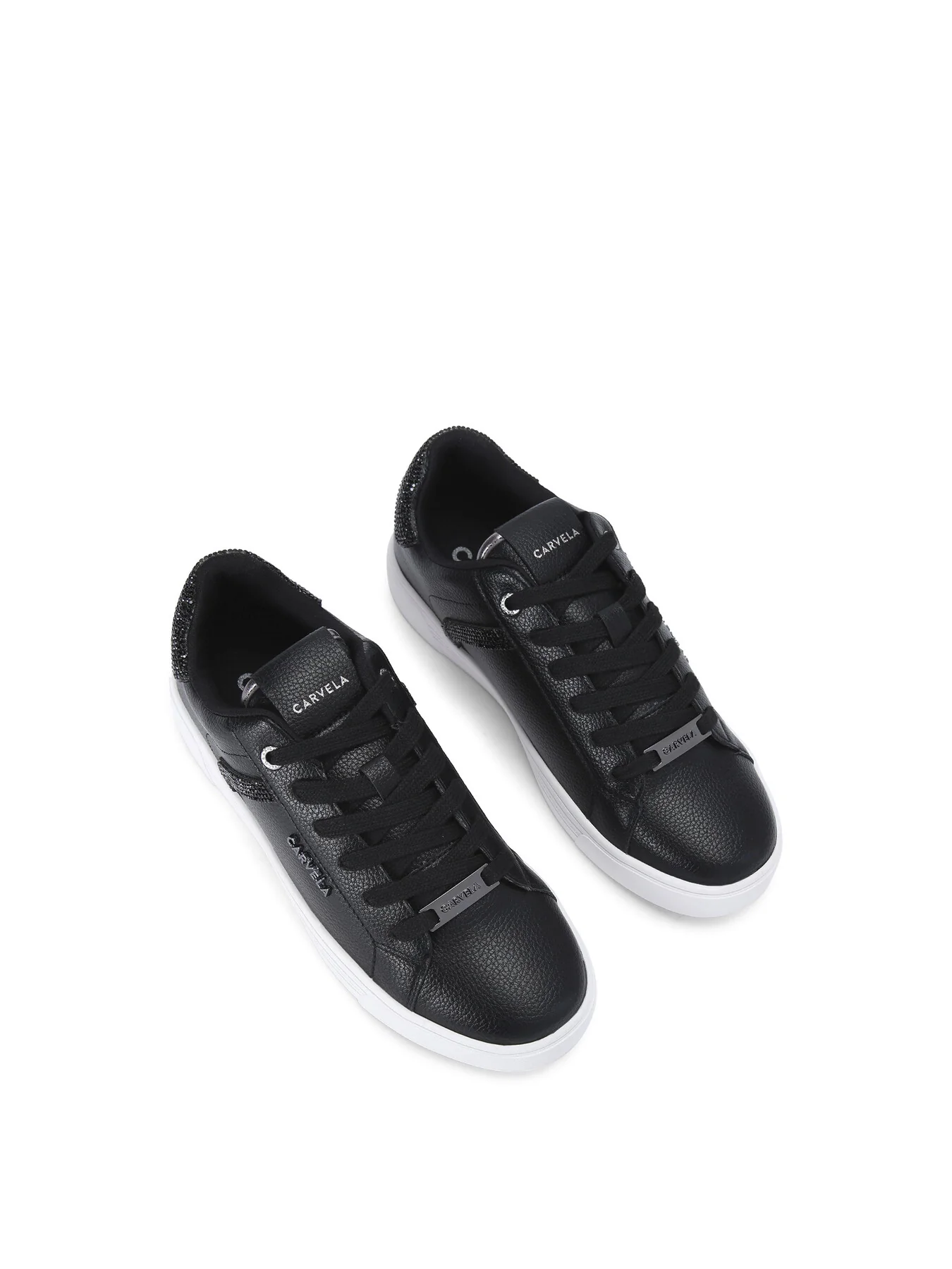 Daze Jewel Lace Up Trainers - Image 2