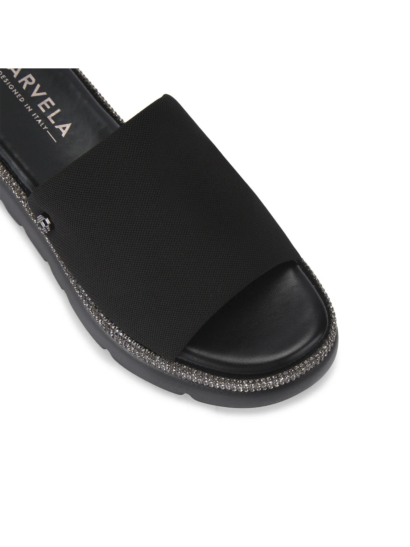 Dazzle Platform Sandals Black - Image 4