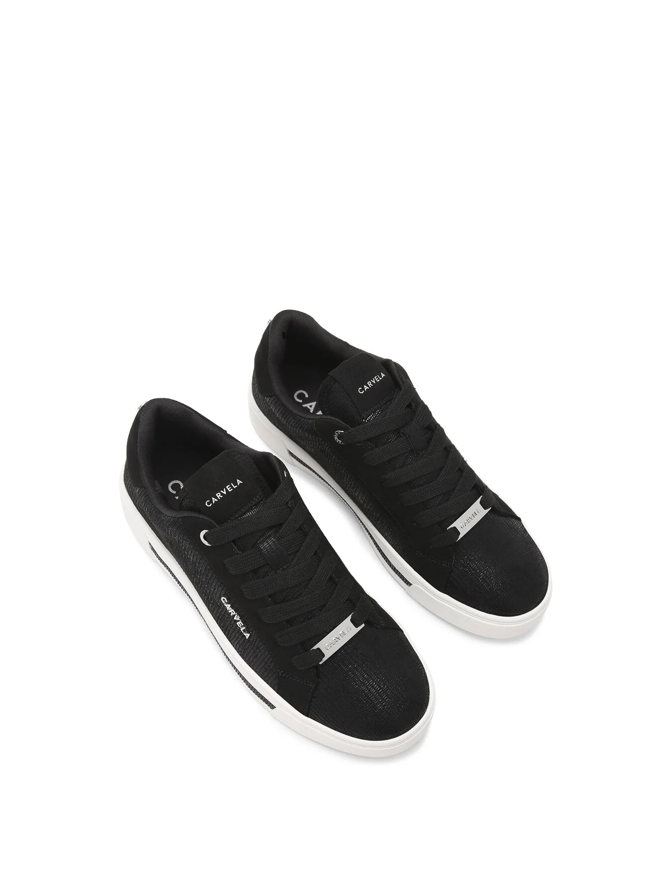 Diamond Lace Up Trainers - Image 2