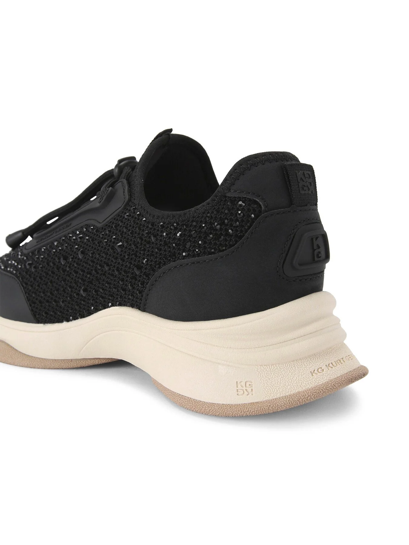 Kelsie Knit Gem Embellished Trainers - Image 3