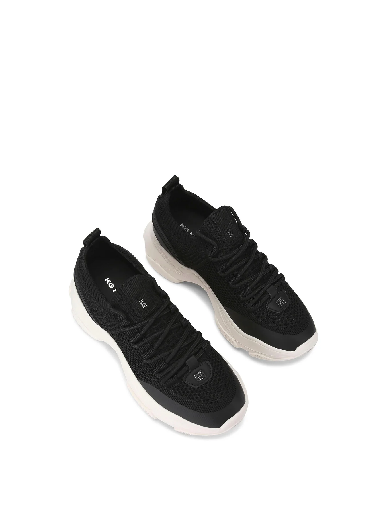 Lively Knitted Lace Up Trainers - Image 2