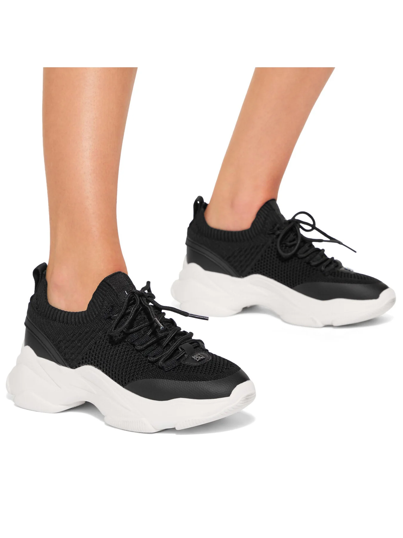 Lively Knitted Lace Up Trainers - Image 5
