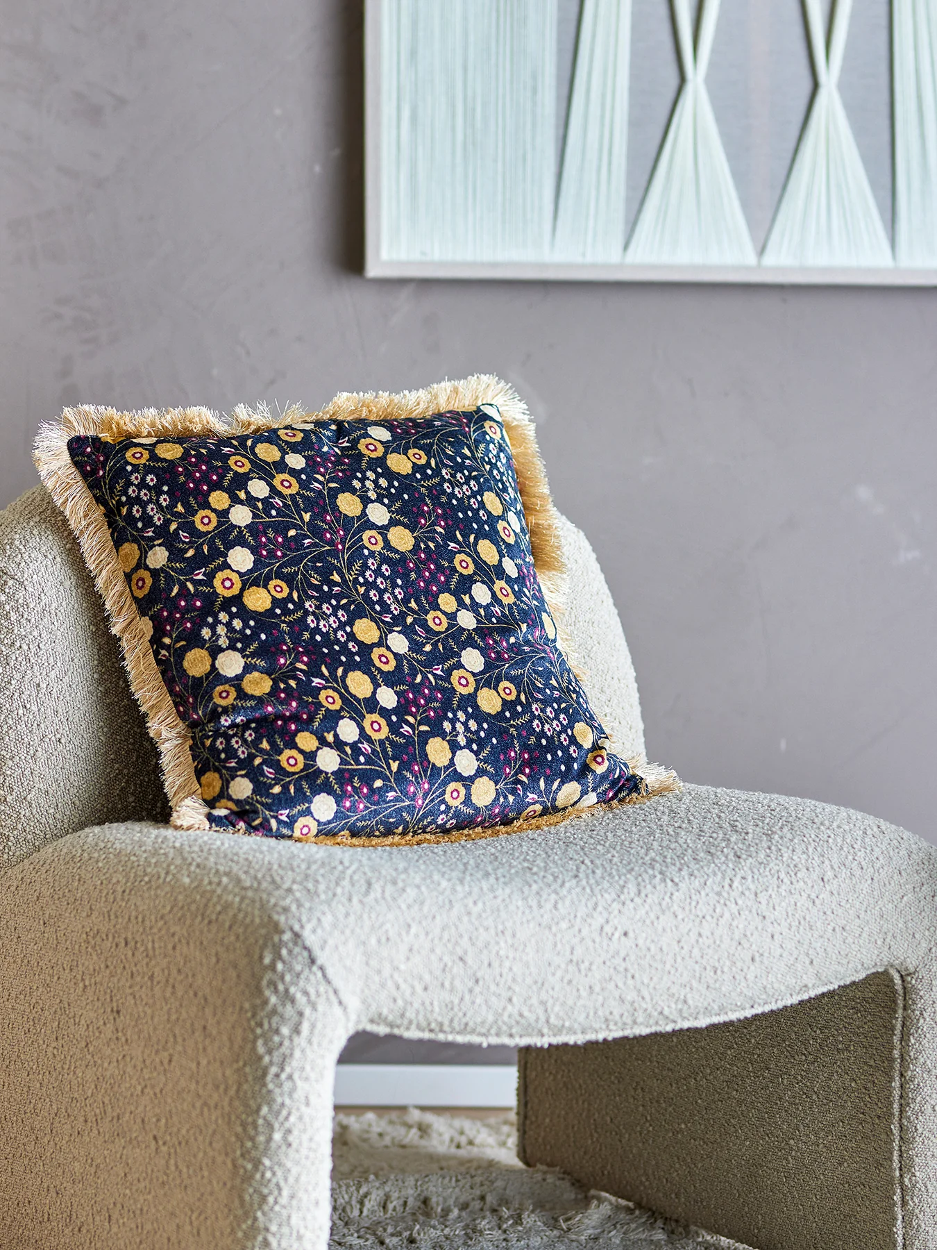 Eydis Cushion Blue - Image 2
