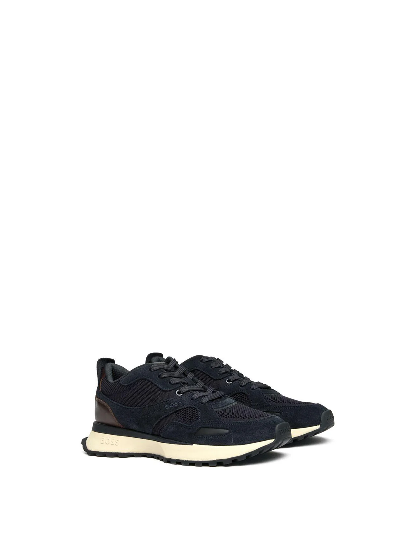 BOSS Jonah Runn Trainers Navy - Image 2