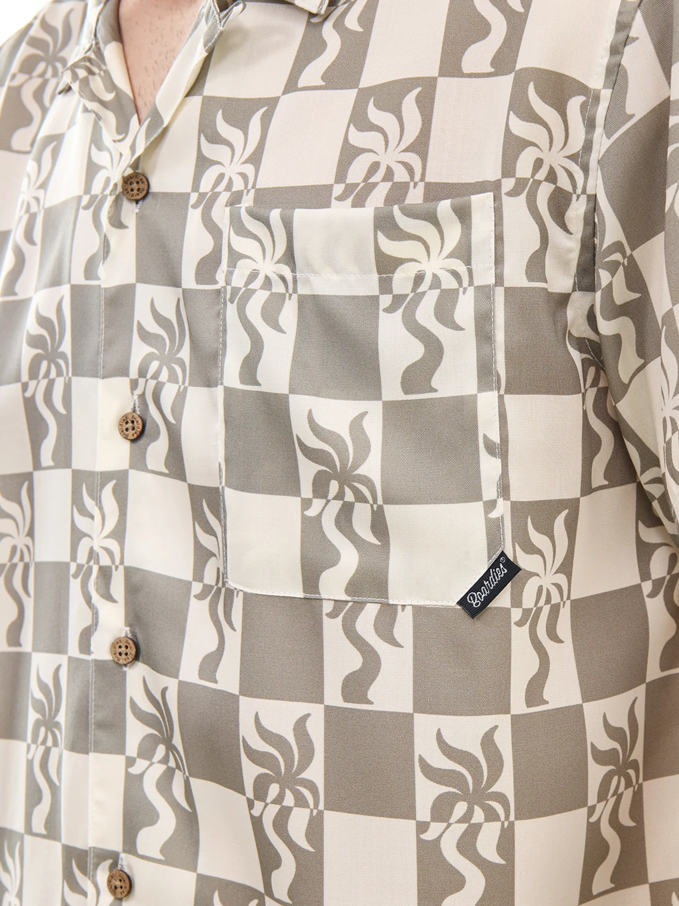 Boardies Clara Palm Camp Collar Shirt - Image 3