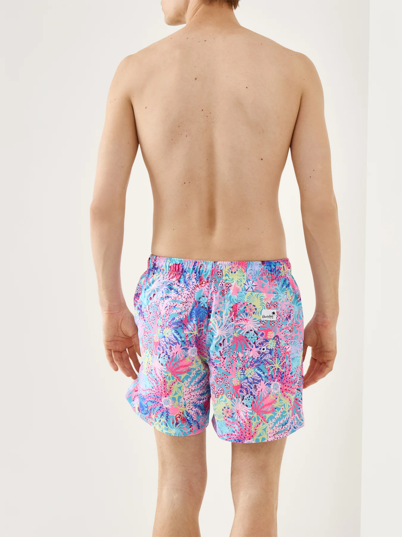 Boardies Coral Mid Length Swim Shorts - Image 2