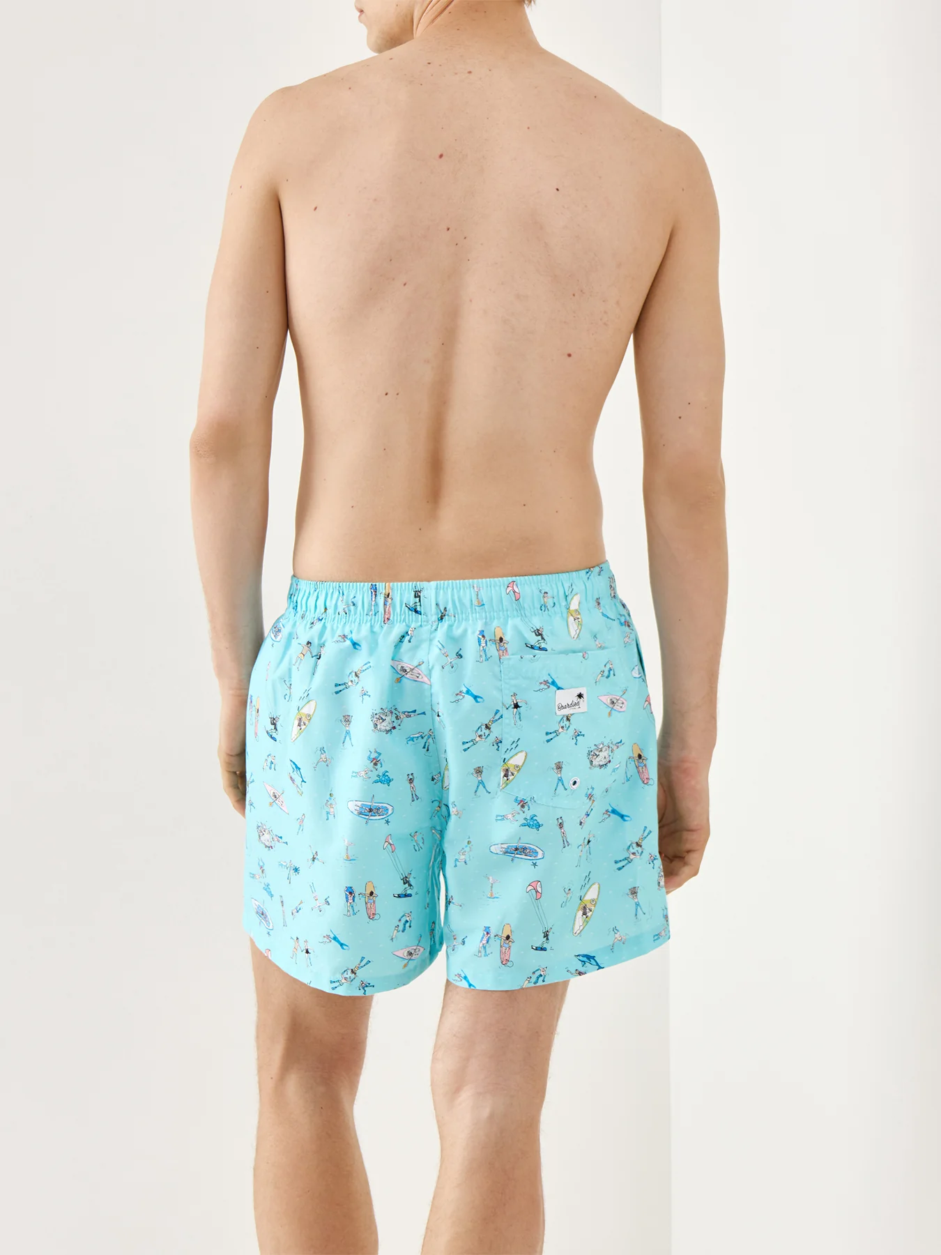 Boardies Sea Folk Mid Length Swim Shorts - Image 2