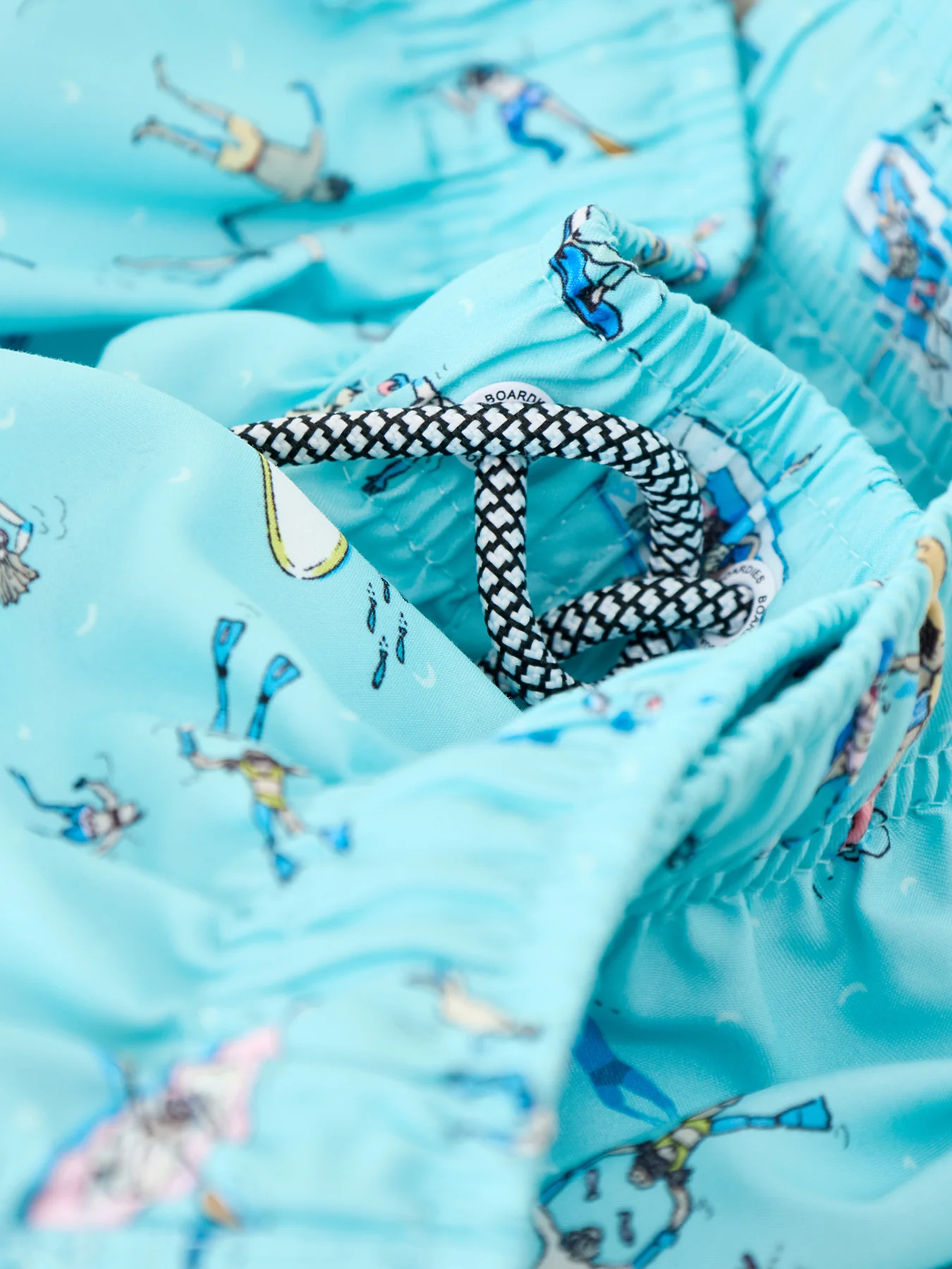 Boardies Sea Folk Mid Length Swim Shorts - Image 4