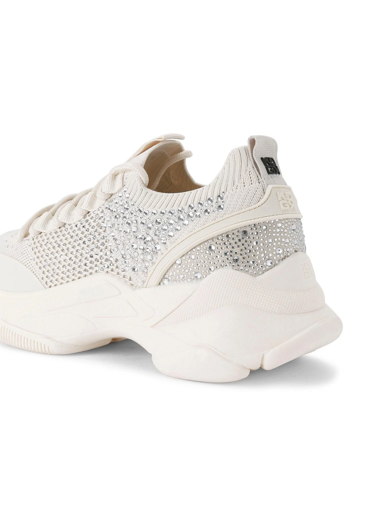 Lively Gem Knitted Embellished Trainers - Image 3