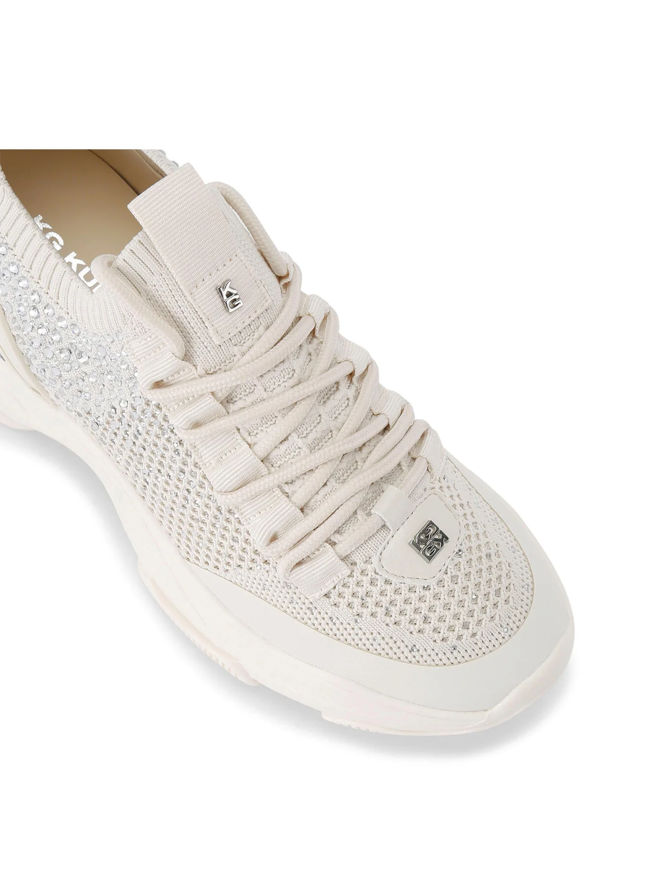 Lively Gem Knitted Embellished Trainers - Image 4