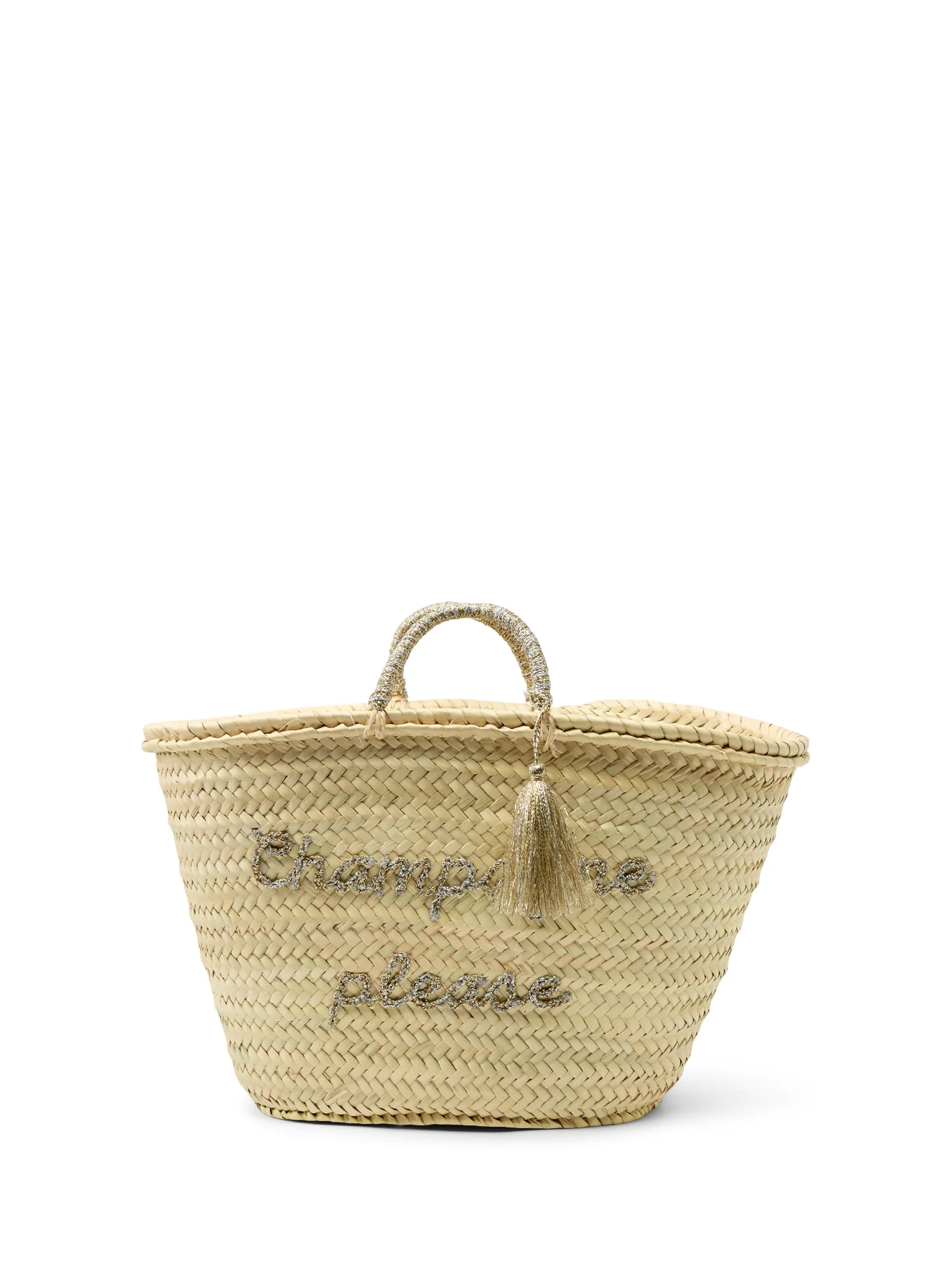 Champagne Please Slogan Basket