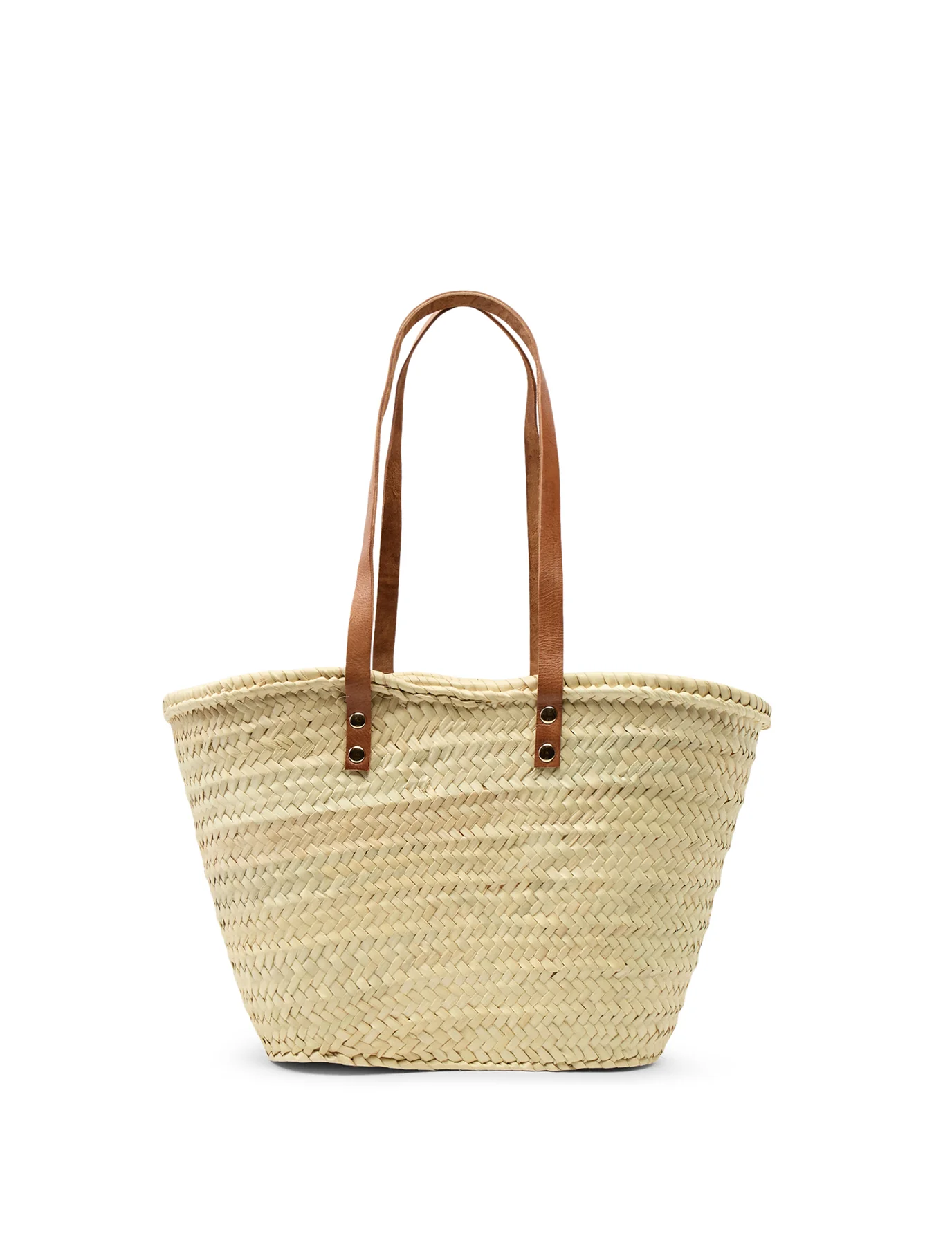 Long Handle Raffia Basket - Image 3