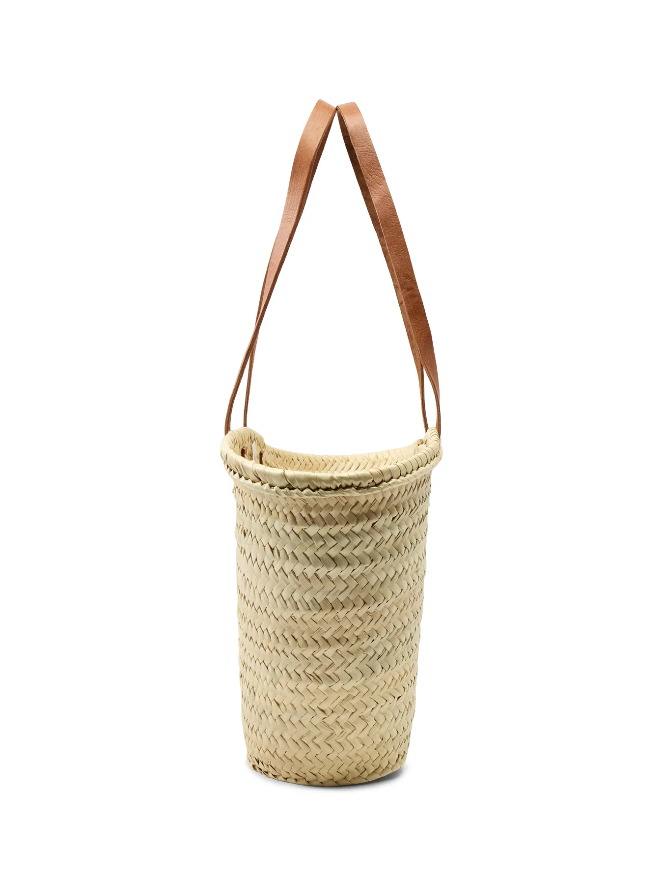 Long Handle Raffia Basket - Image 4