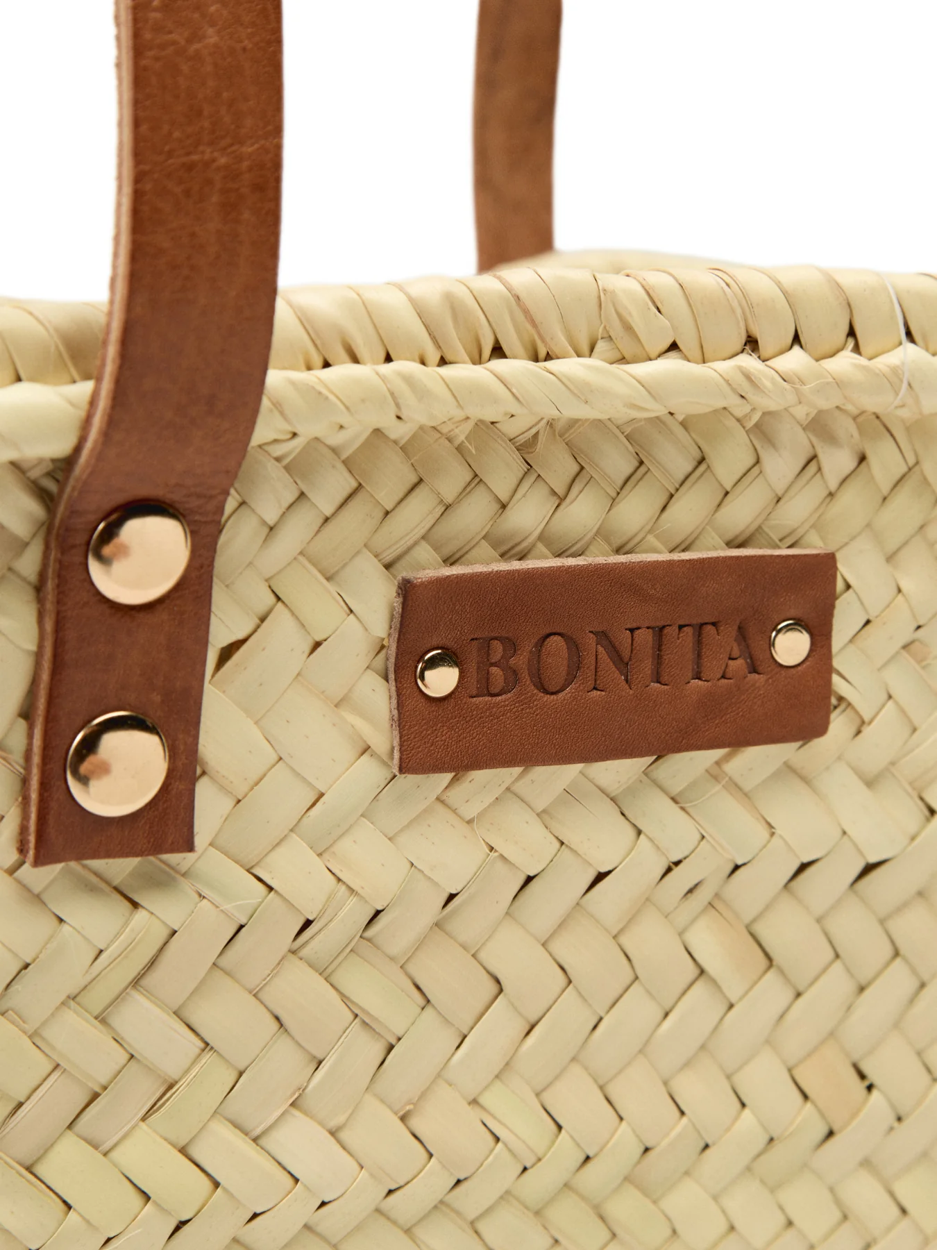 Long Handle Raffia Basket - Image 5