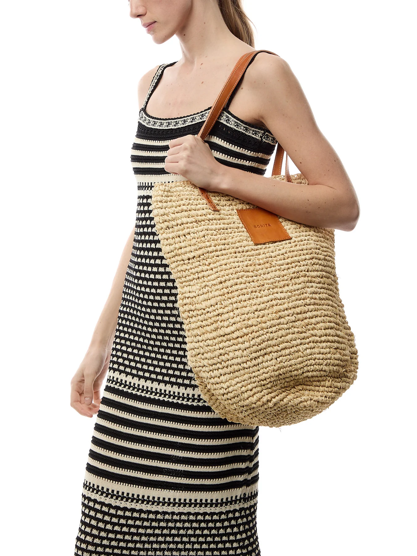 Raffia Tote Shopper - Image 2
