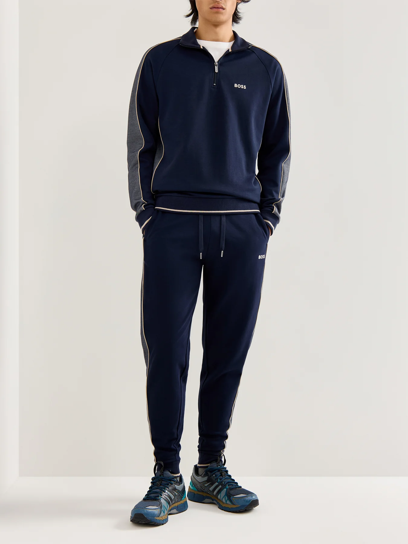 Tracksuit Cotton Jacket Dark Blue - Image 2