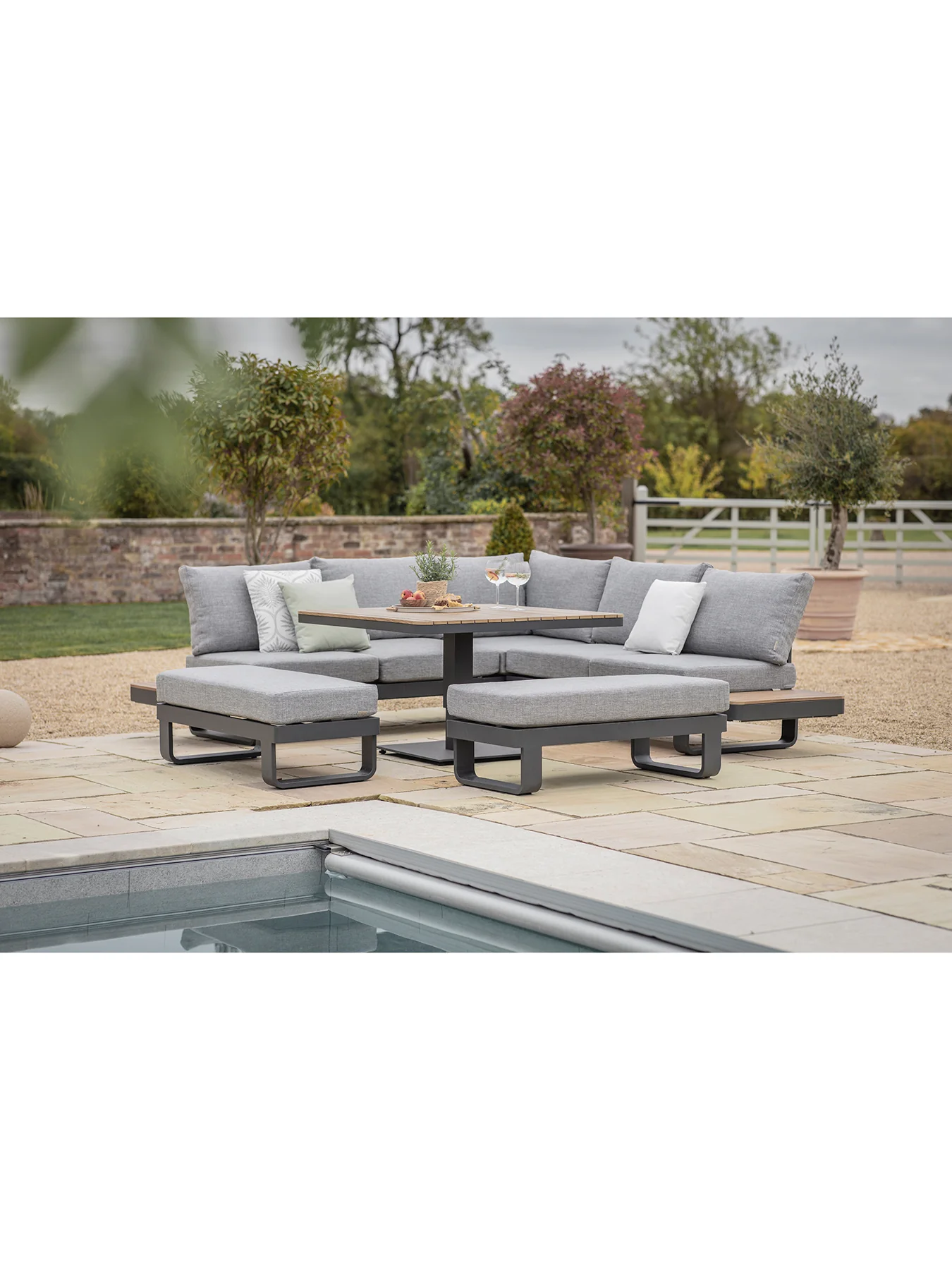 Brooklyn Garden Lounge Set Anthracite - Image 2