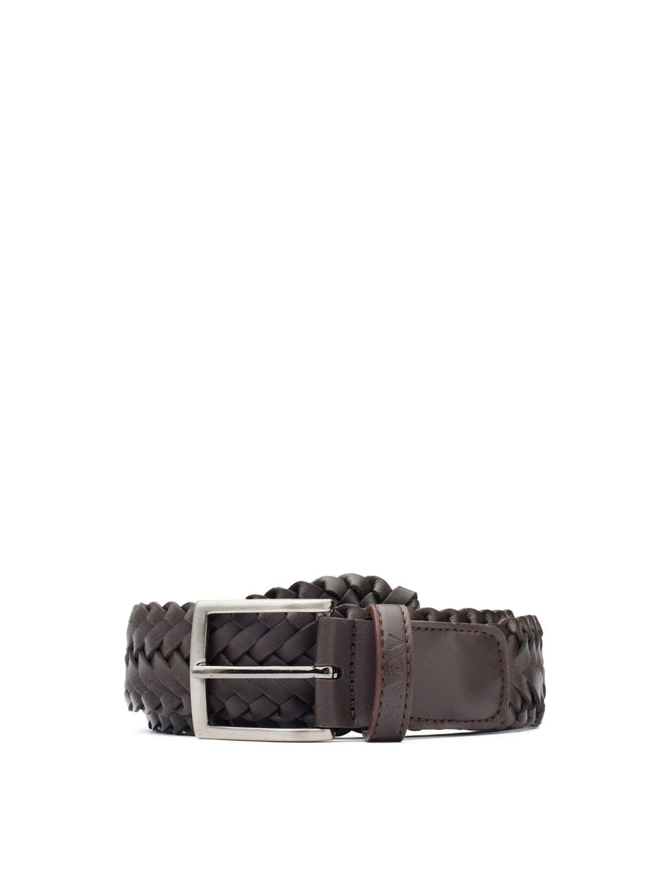 Vegan Weave Belt Brown - Image 2
