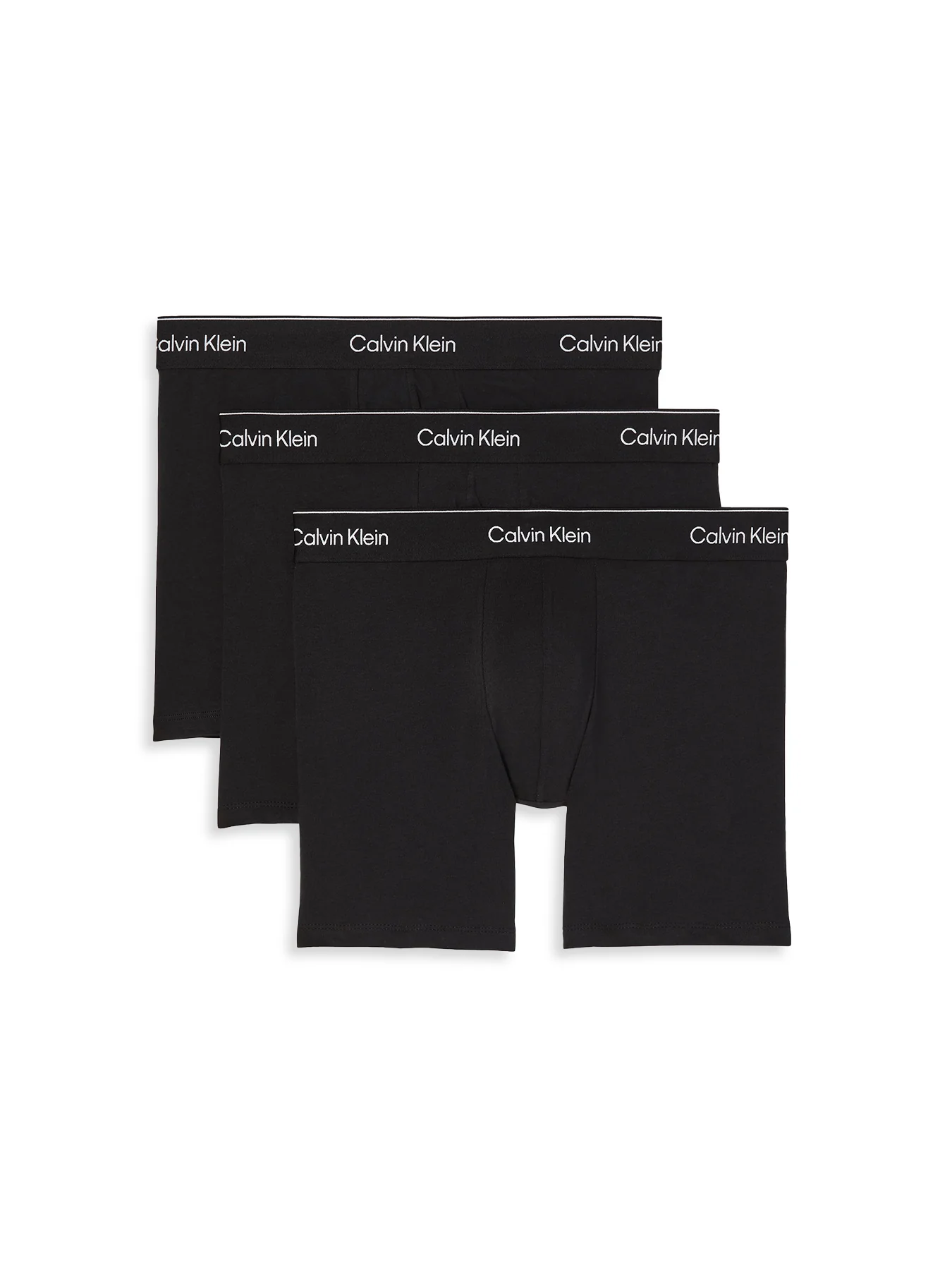 3 Pack Icon Cotton Stretch Trunks Black