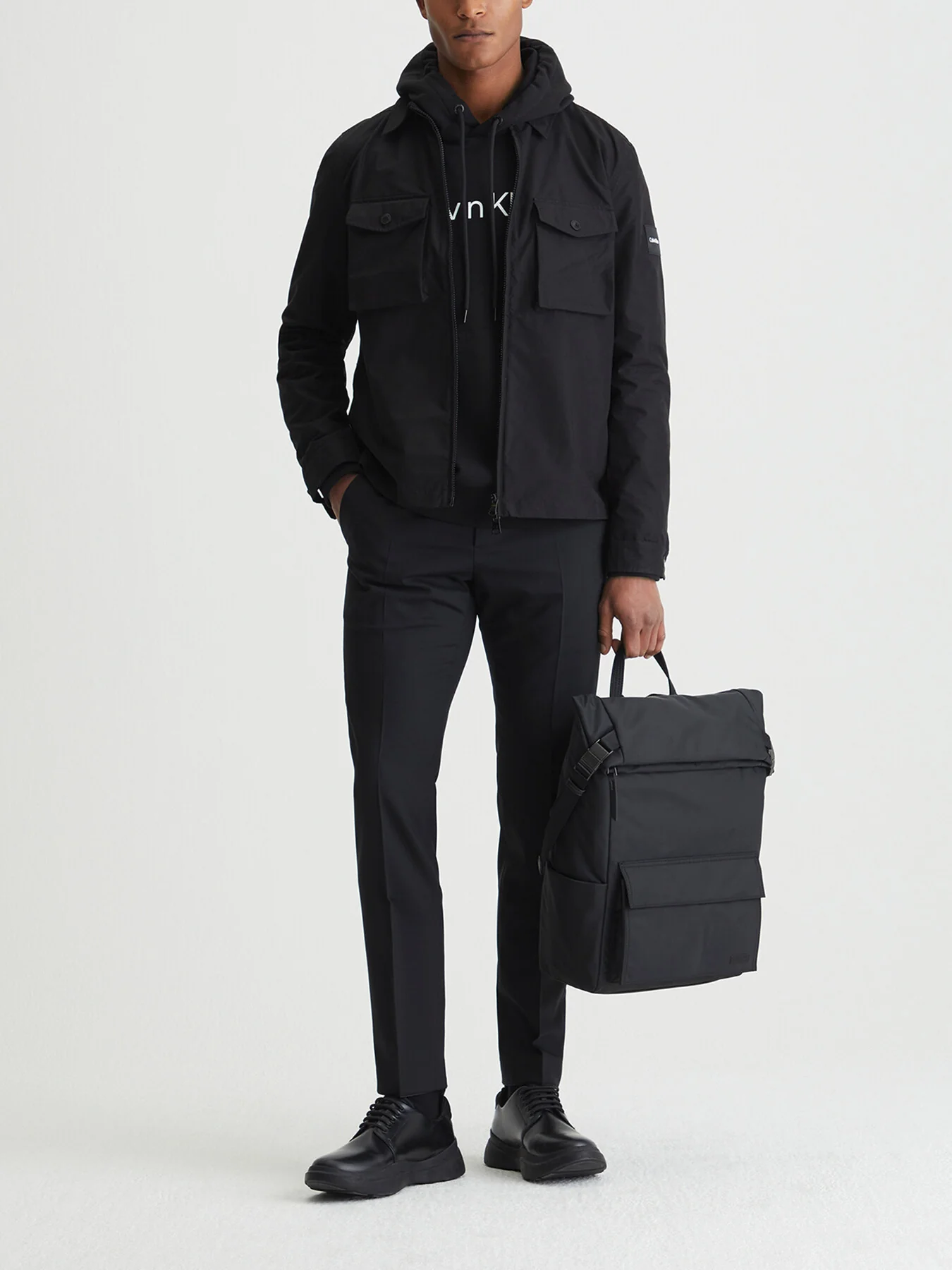 Zip Up Shirt Jacket - Image 5
