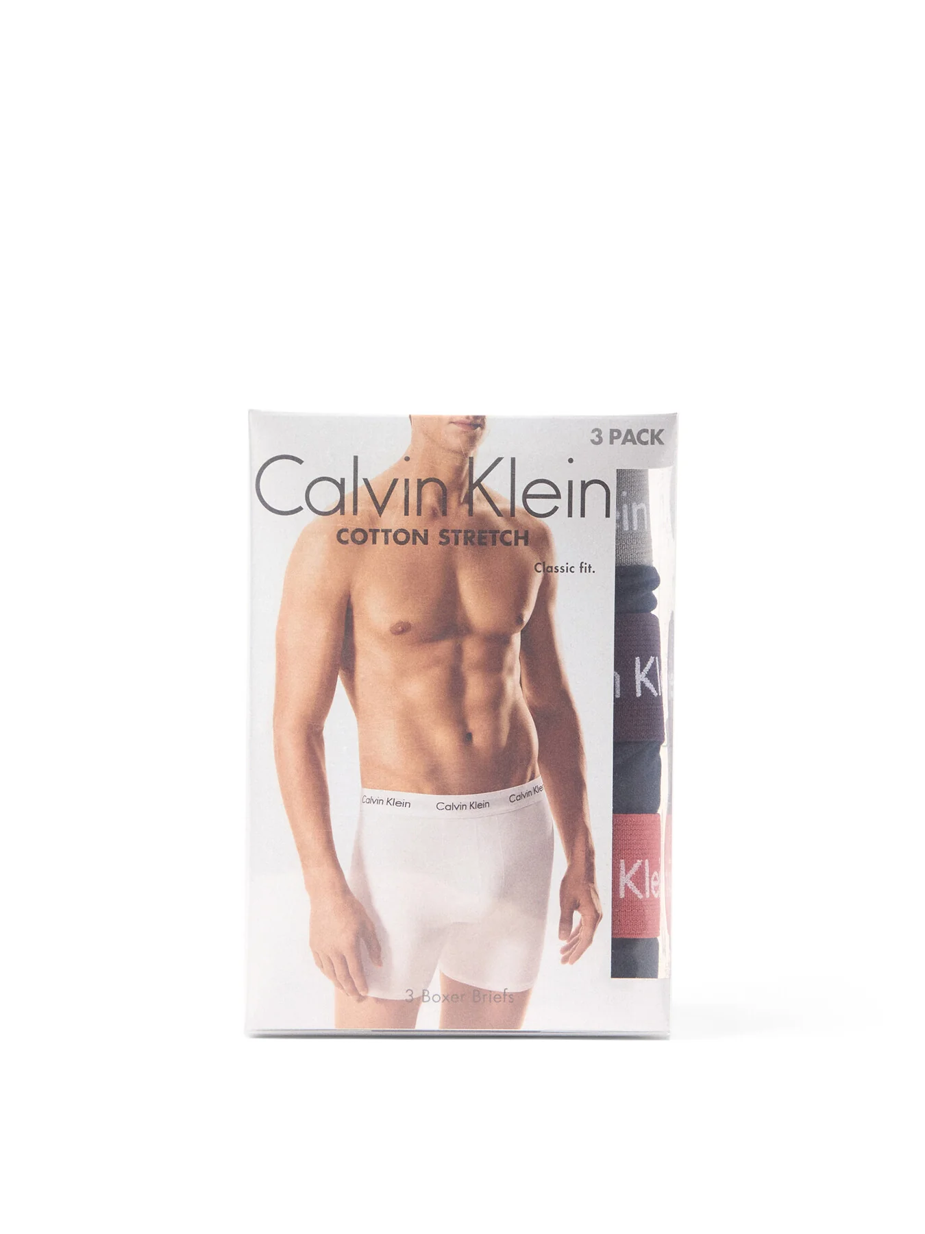 Three Pack Cotton Stretch Boxers - Image 2