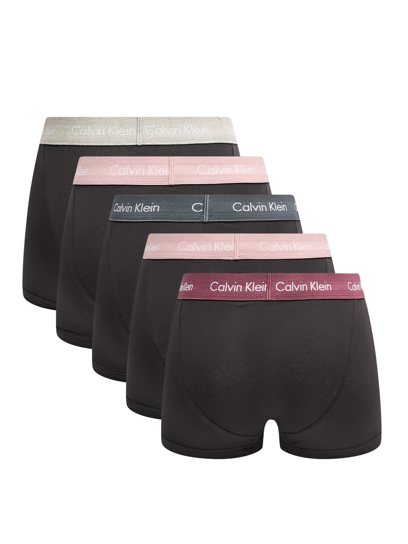 Five Pack Cotton Stretch Low Rise Trunks - Image 2