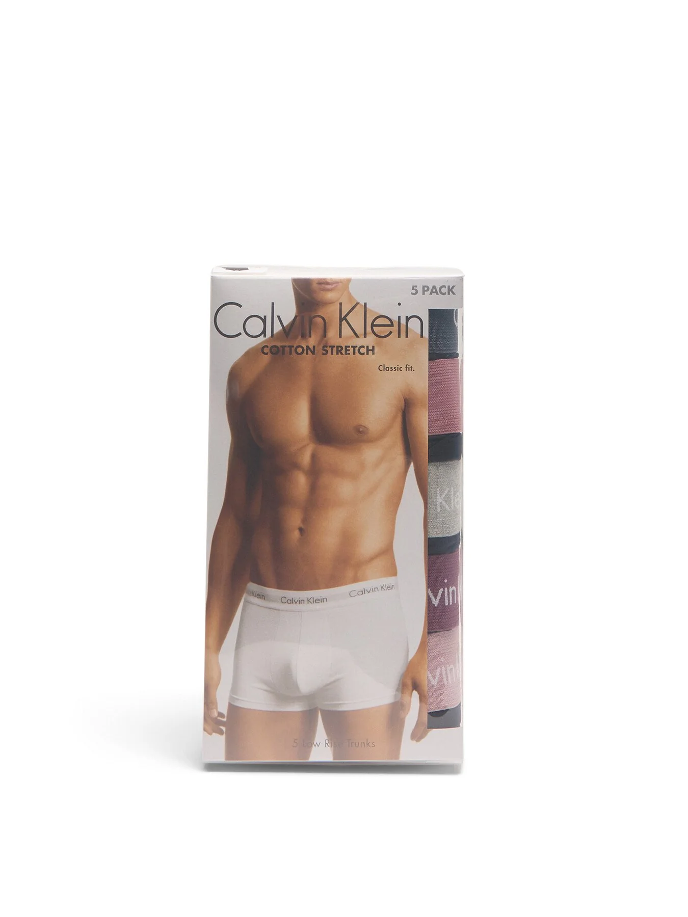 Five Pack Cotton Stretch Low Rise Trunks - Image 3