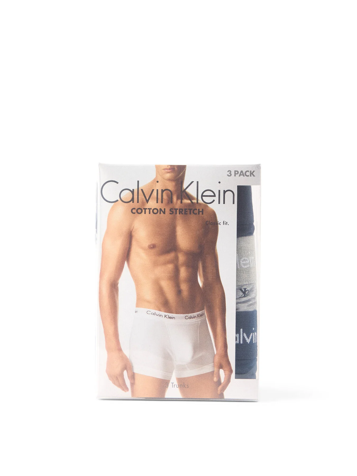 Three Pack Cotton Stretch Trunks - Image 3